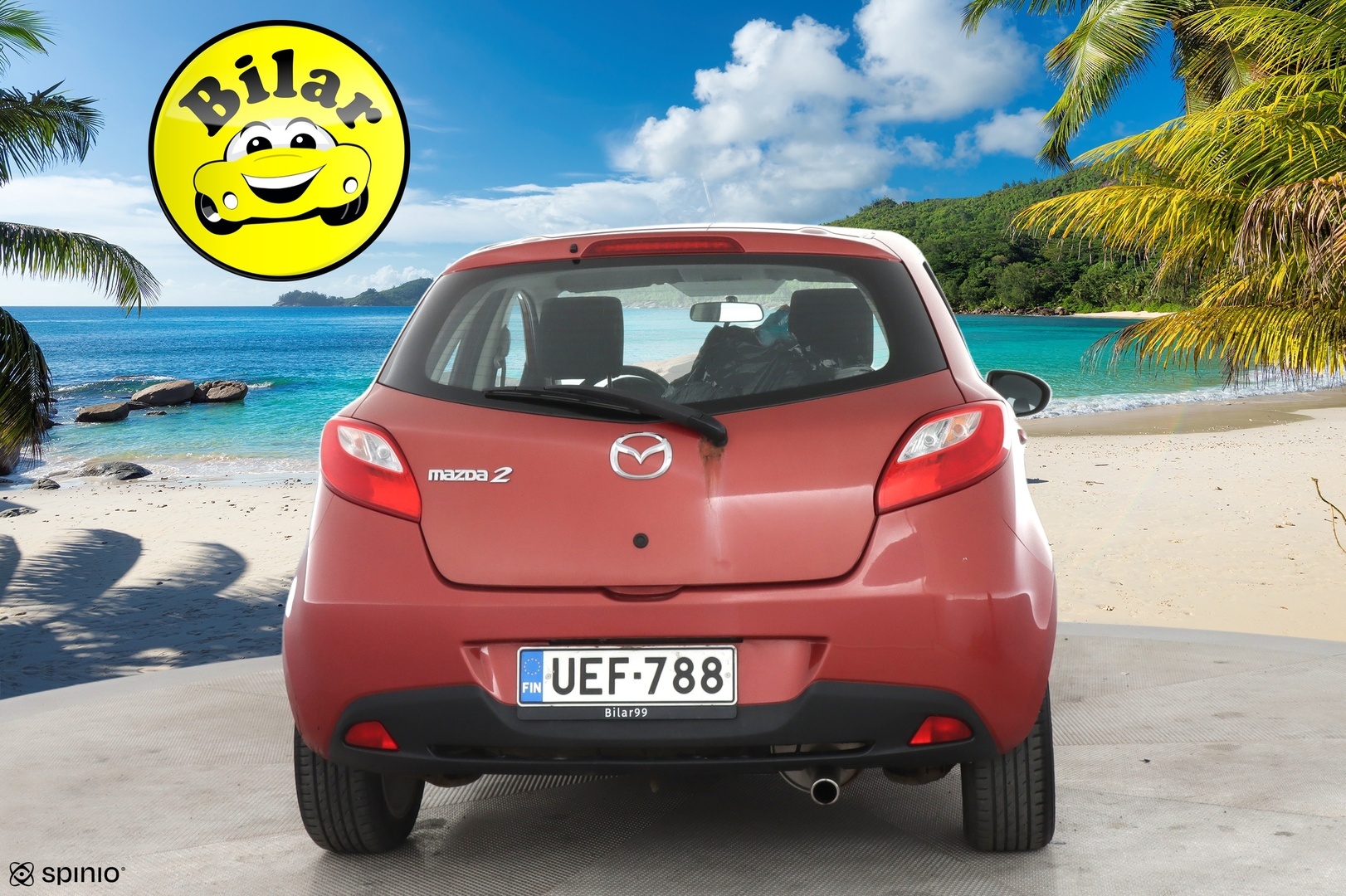 Mazda Mazda2 2008 1,3 Classic 5MT 5ov Z01 / Kahdet renkaat aluilla / Suomi-auto / Ilmastointi