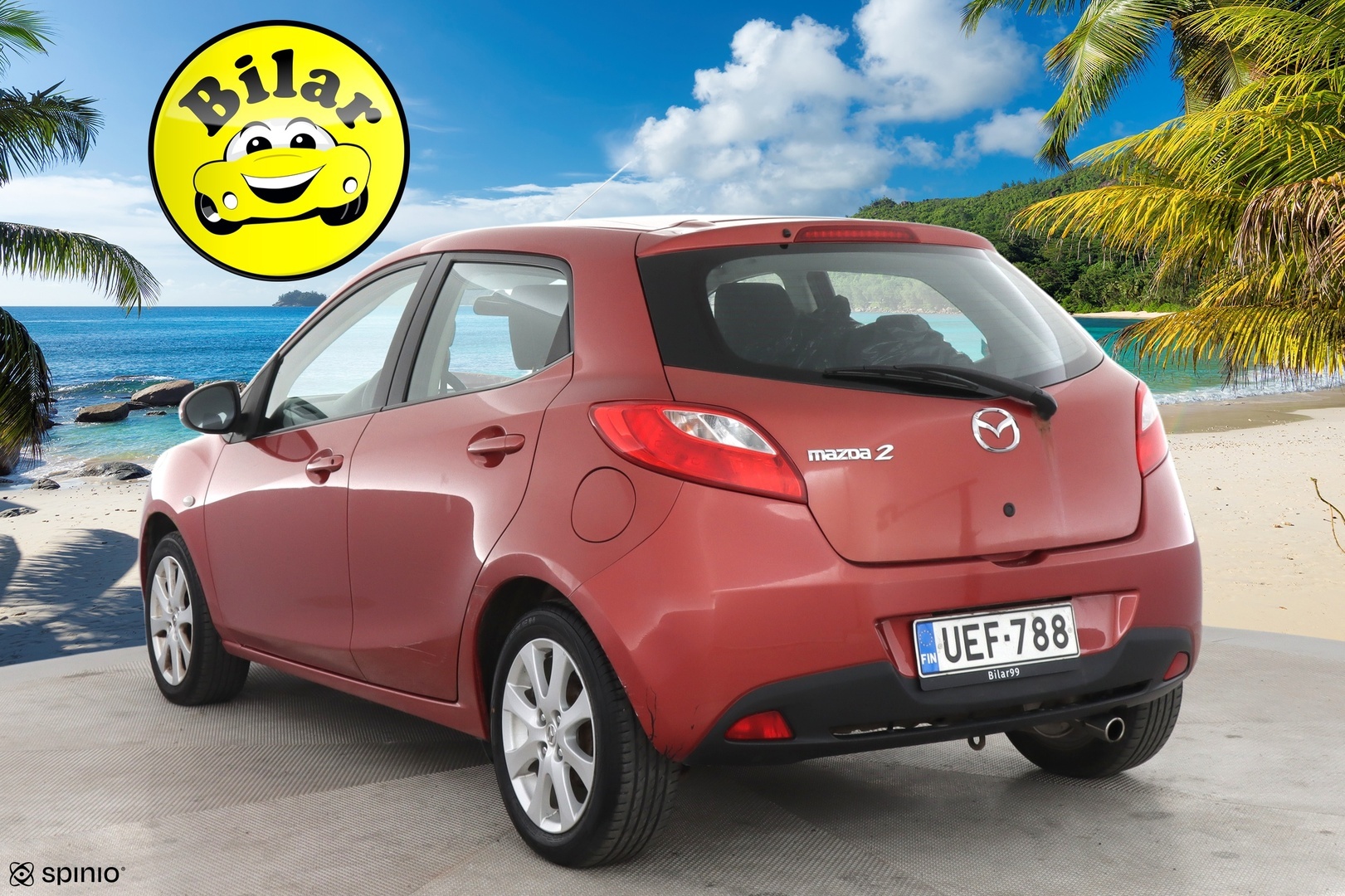 Mazda Mazda2 2008 1,3 Classic 5MT 5ov Z01 / Kahdet renkaat aluilla / Suomi-auto / Ilmastointi