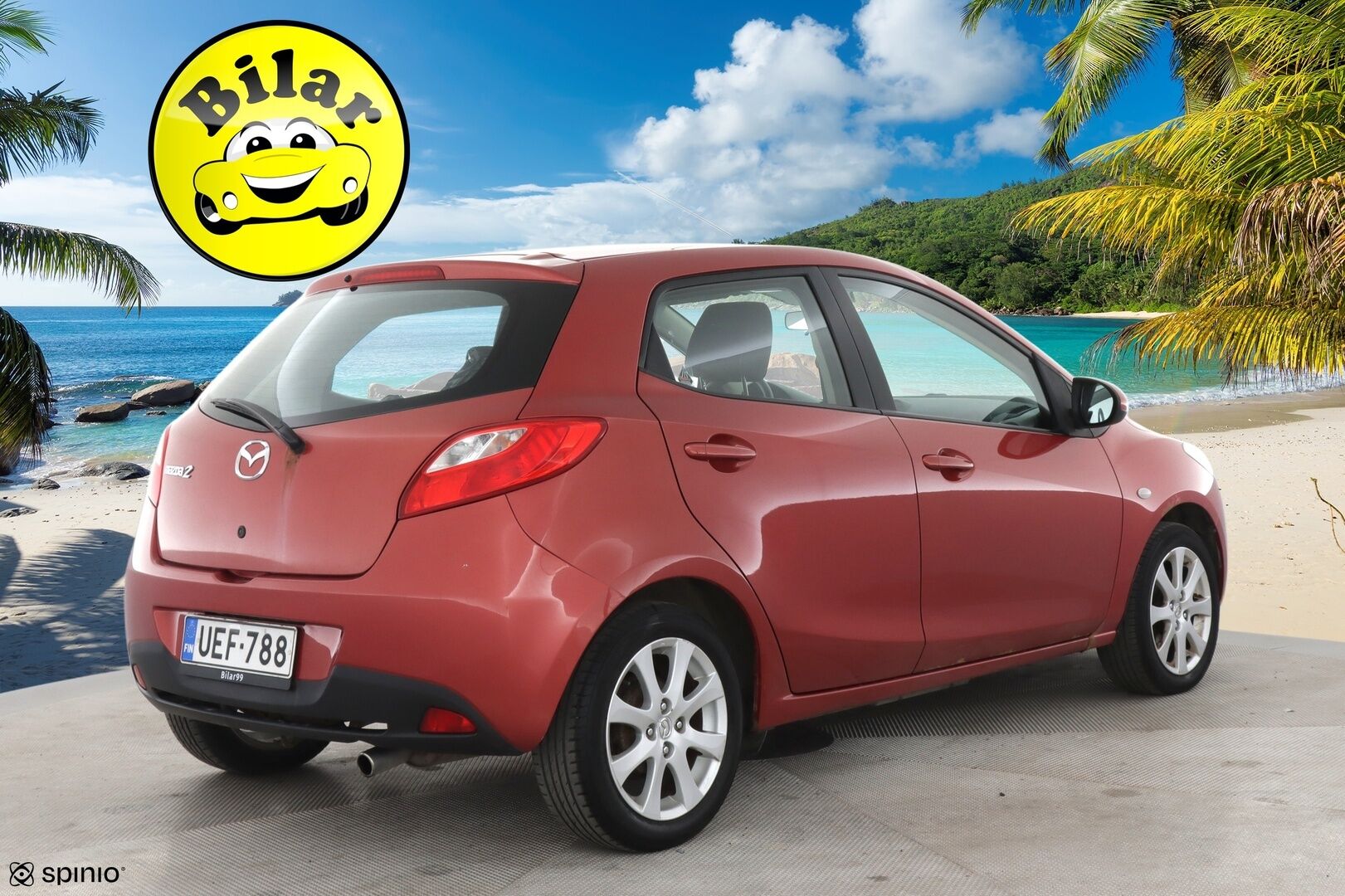 Mazda Mazda2 2008 1,3 Classic 5MT 5ov Z01 / Kahdet renkaat aluilla / Suomi-auto / Ilmastointi
