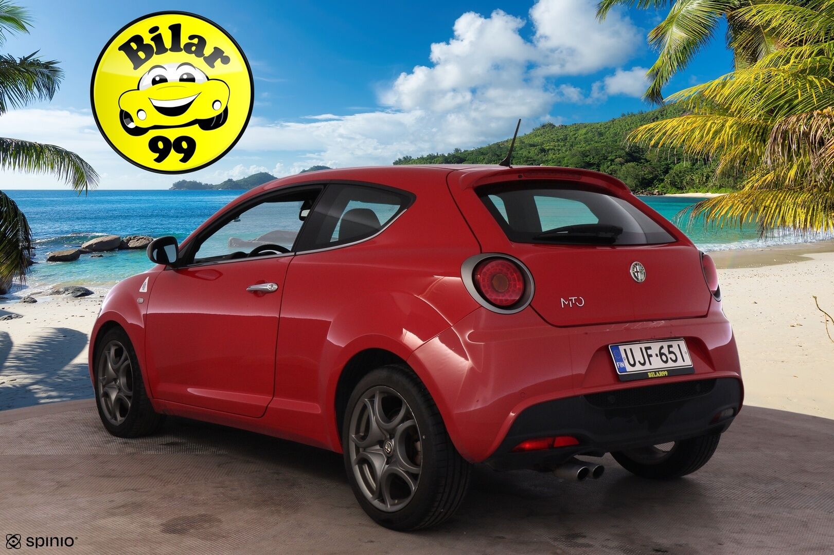 Alfa Romeo Mito 2010 Quadrifoglio Verde 1,4 MultiAir 170hv Bensiini *Myydään Huutokaupat.com* - Myydään Huutokaupat.com