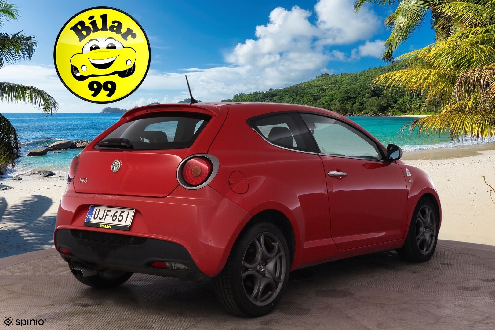 Alfa Romeo Mito 2010 Quadrifoglio Verde 1,4 MultiAir 170hv Bensiini *Myydään Huutokaupat.com* - Myydään Huutokaupat.com