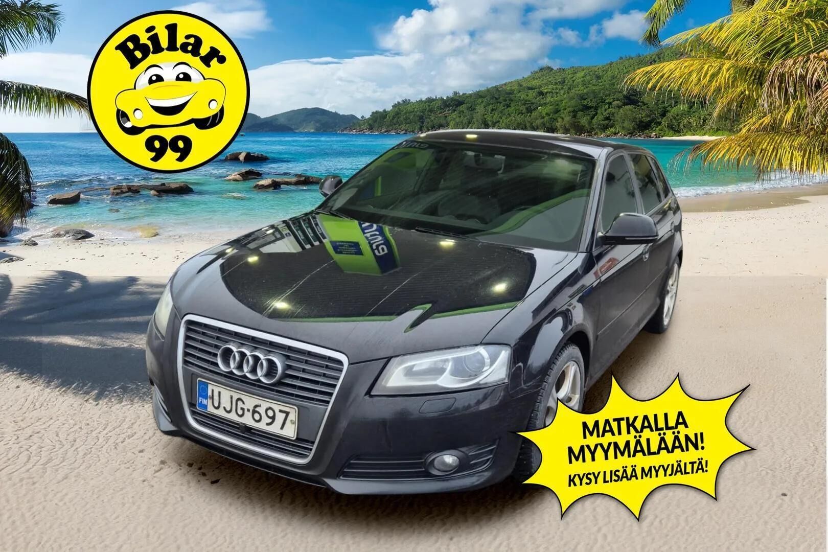 Audi A3 2010 Sportback Ambition Business 1,8 TFSI 118 kW S tronic / Suomi-auto / Sähköpenkit / Vakkari / Nahka-alcantara / Tulossa myyntiin! / - Todella siisti! / Juuri katsastettu / Tulossa myyntiin!