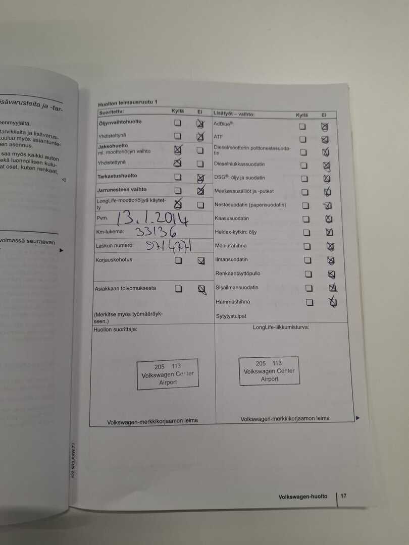 Volkswagen Passat 2013 YritysOutlet - Myydään vain yrityksille - Suomi-auto / Kahdet OEM vanteet / Korjattavaksi / Varaosiksi