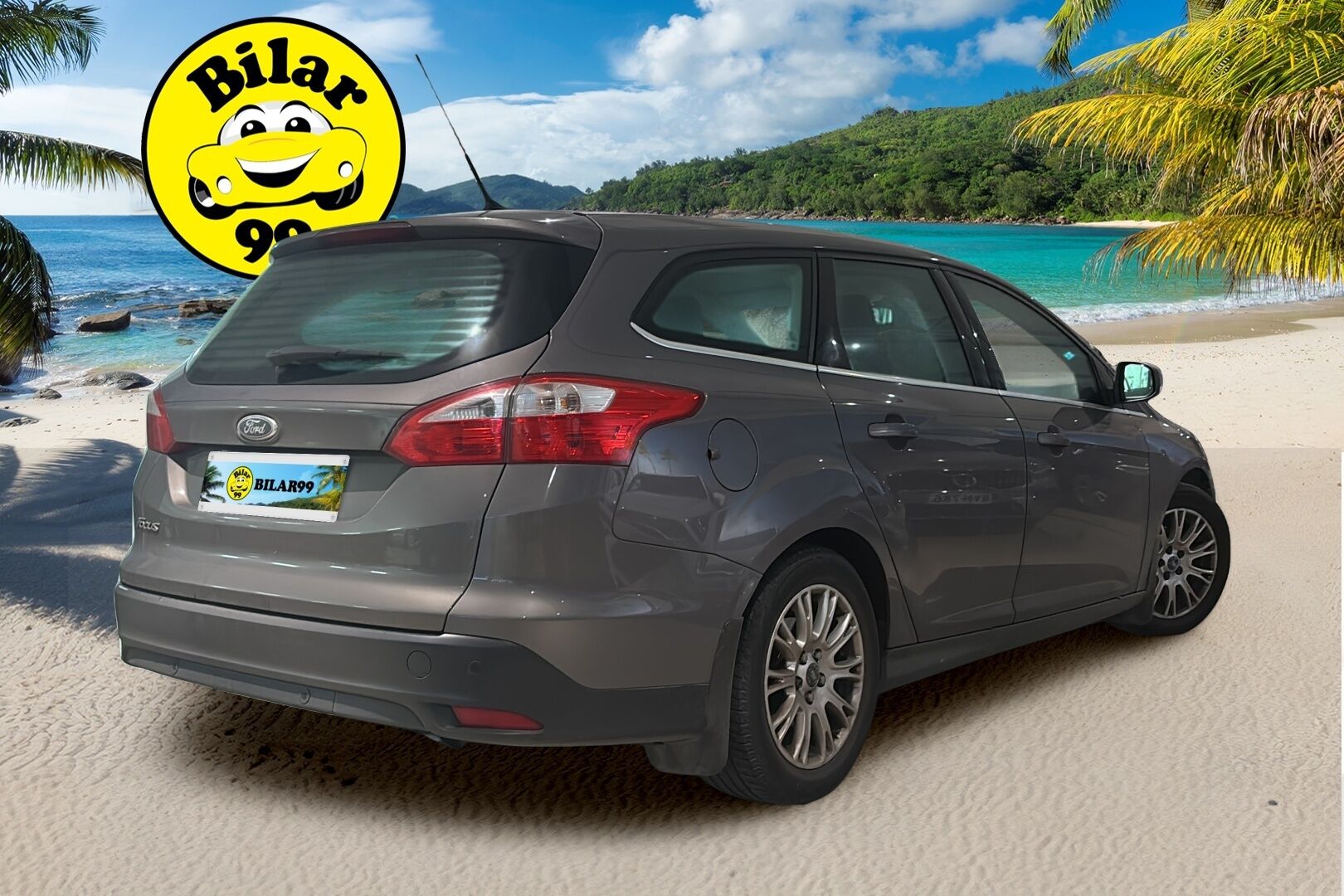 Ford Focus 2012 1,6 125 hv PowerShift Titanium A6 Wagon *Suomi-auto /Lämpölasi / Lohko+sis.p / P.tutka / Vakkari * - Juuri huollettu ja todella kattavalla huoltohistorialla / Uudehkot Nokialaiset nastat / Metalliväri