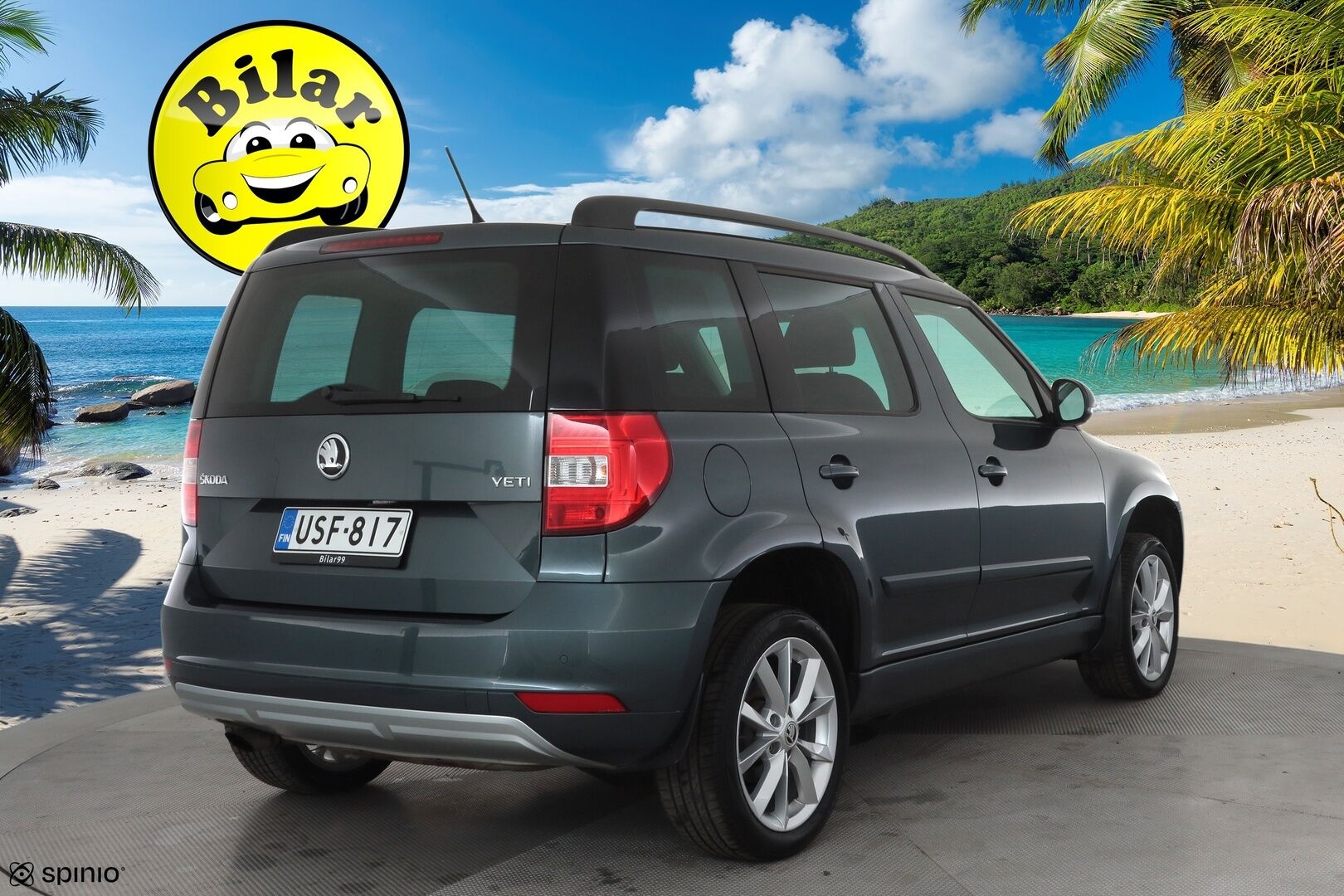 Skoda Yeti 2015 1,2 TSI Elegance DSG - Vakkari | P.Tutka | Lohko+Sisä | Xenon | Keyless | Bluetooth | Autom.ilmastointi 