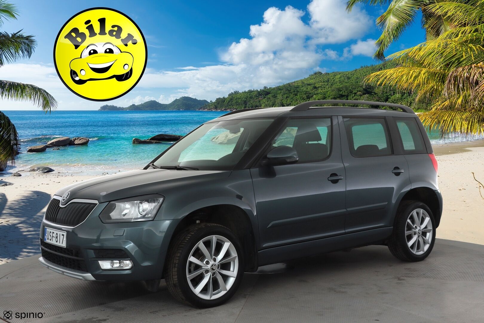 Skoda Yeti 2015 1,2 TSI Elegance DSG - Vakkari | P.Tutka | Lohko+Sisä | Xenon | Keyless | Bluetooth | Autom.ilmastointi 
