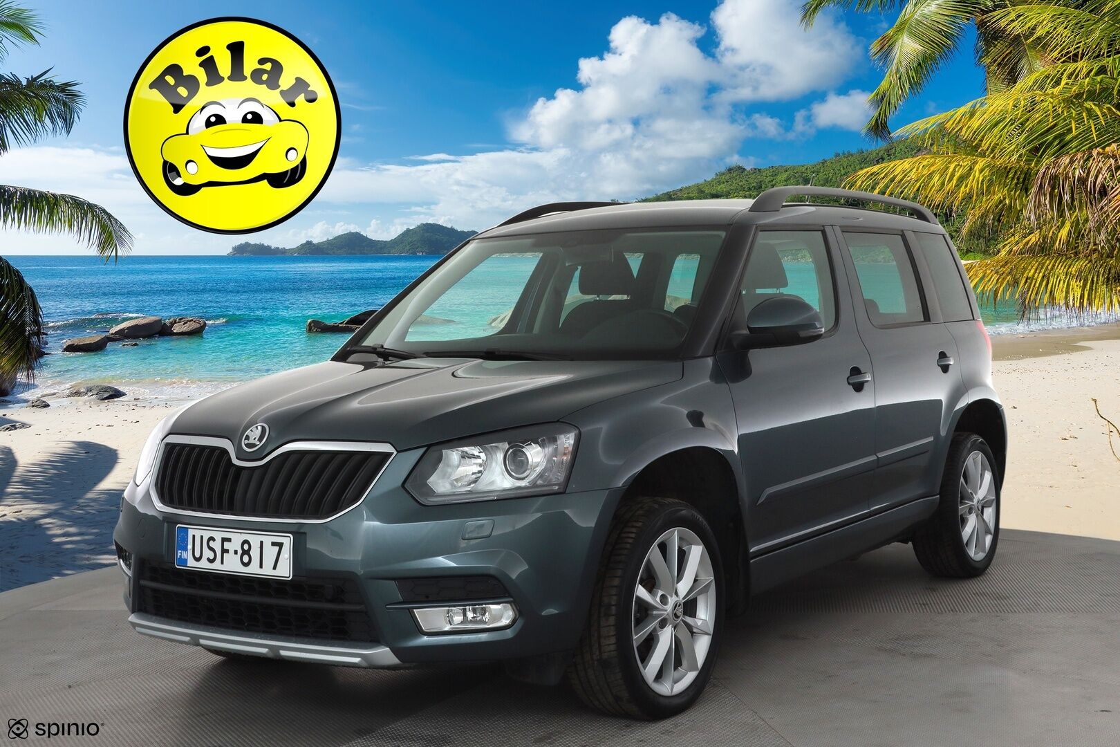 Skoda Yeti 2015 1,2 TSI Elegance DSG - Vakkari | P.Tutka | Lohko+Sisä | Xenon | Keyless | Bluetooth | Autom.ilmastointi 