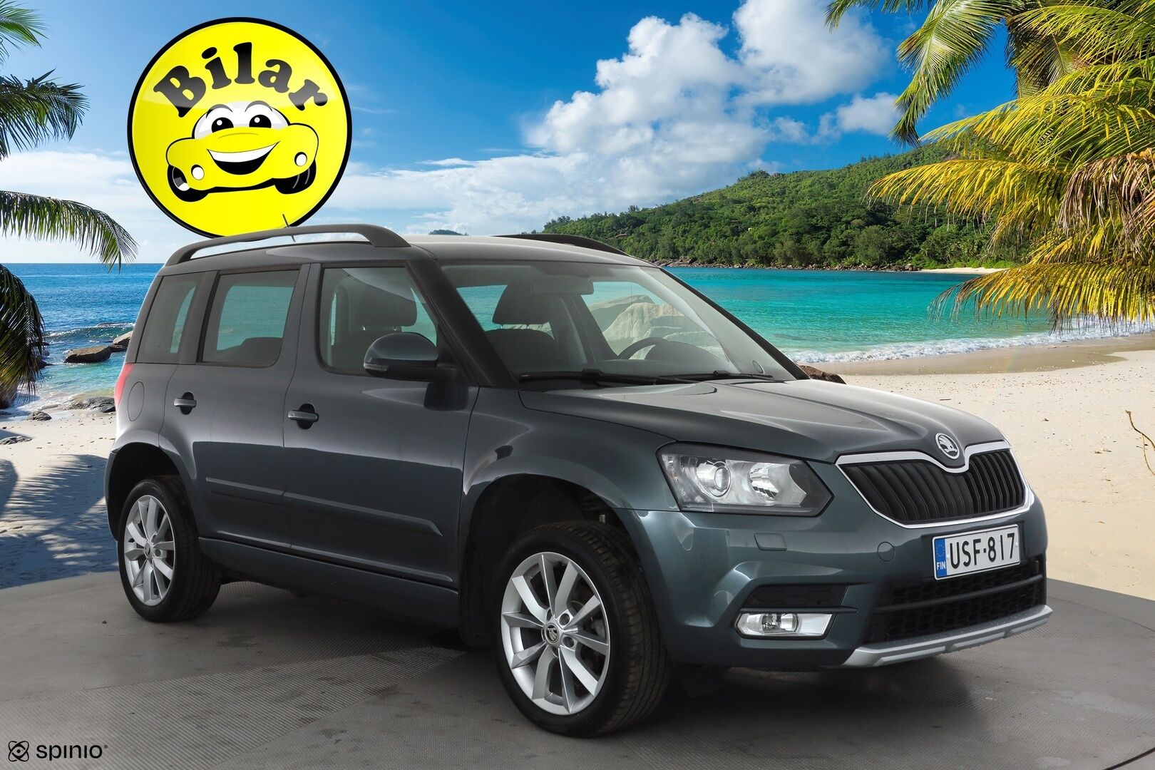 Skoda Yeti 2015 1,2 TSI Elegance DSG - Vakkari | P.Tutka | Lohko+Sisä | Xenon | Keyless | Bluetooth | Autom.ilmastointi 