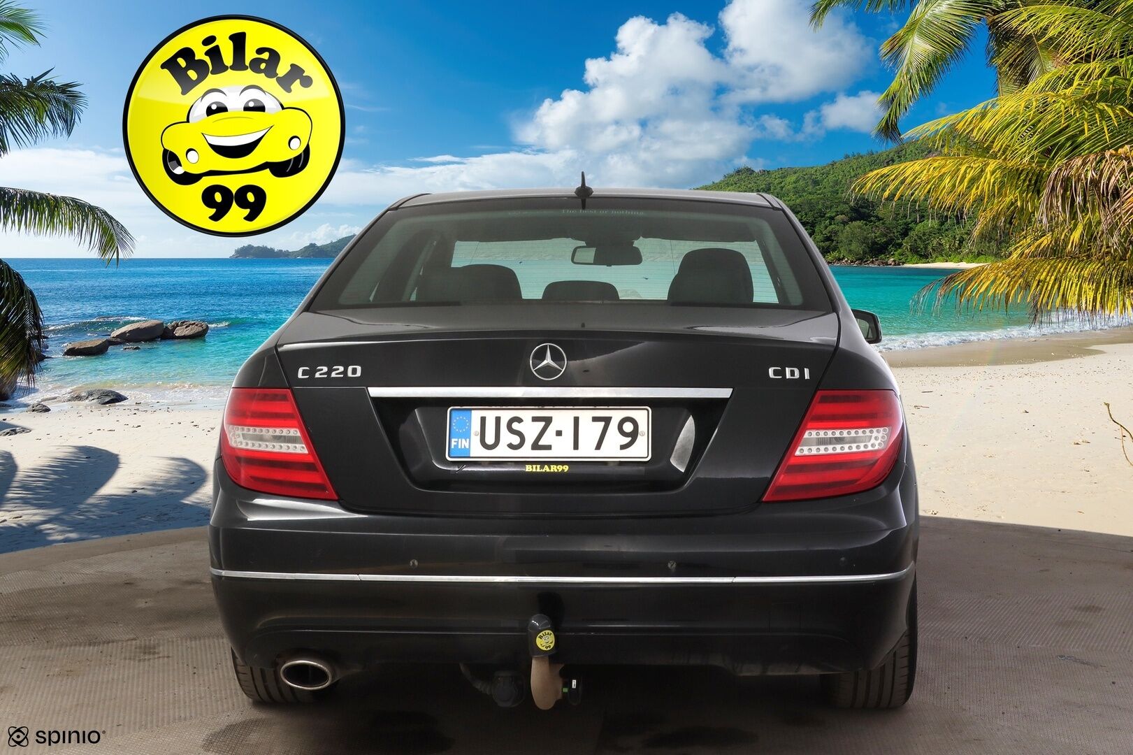 Mercedes-Benz C 2012 220 CDI BE Premium Business - YritysOutlet - Myydään vain yrityksille *Navigointi / Puolinahkasisusta / Vetokoukku* - *Juuri katsastettu / kahdet alumiinivanteet*