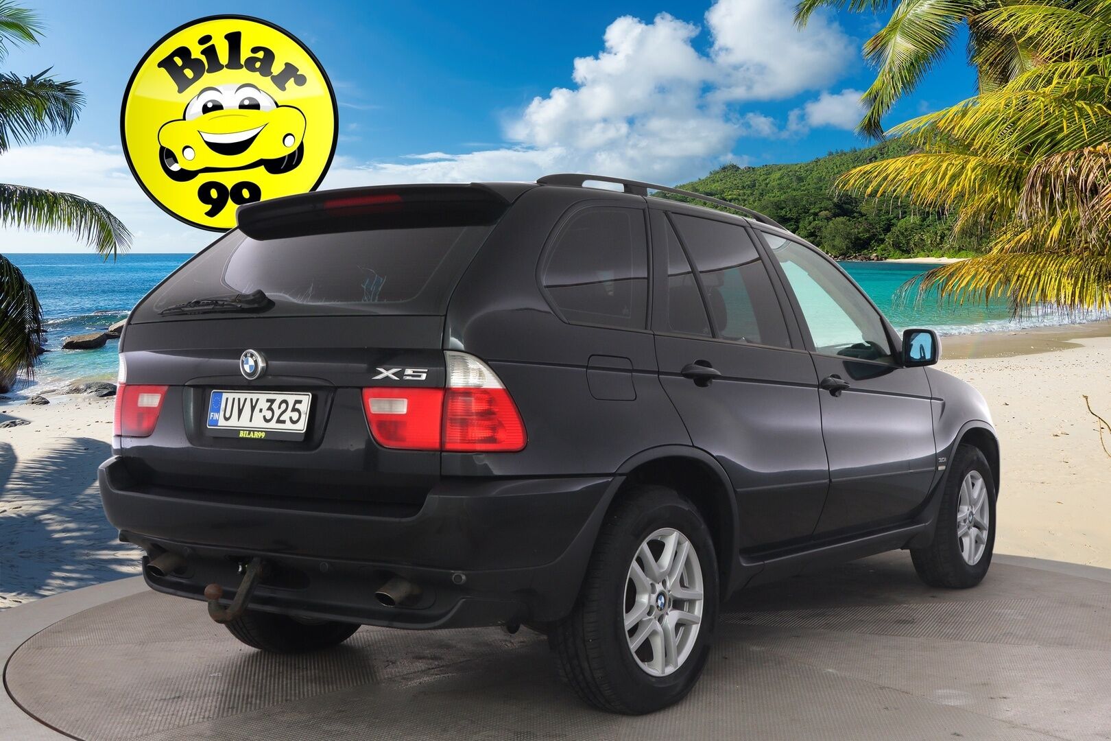 BMW X5 2006 3,0iA E53 SAV *Koukku / Vaaleat nahat / Myydään Huutokaupat.com*