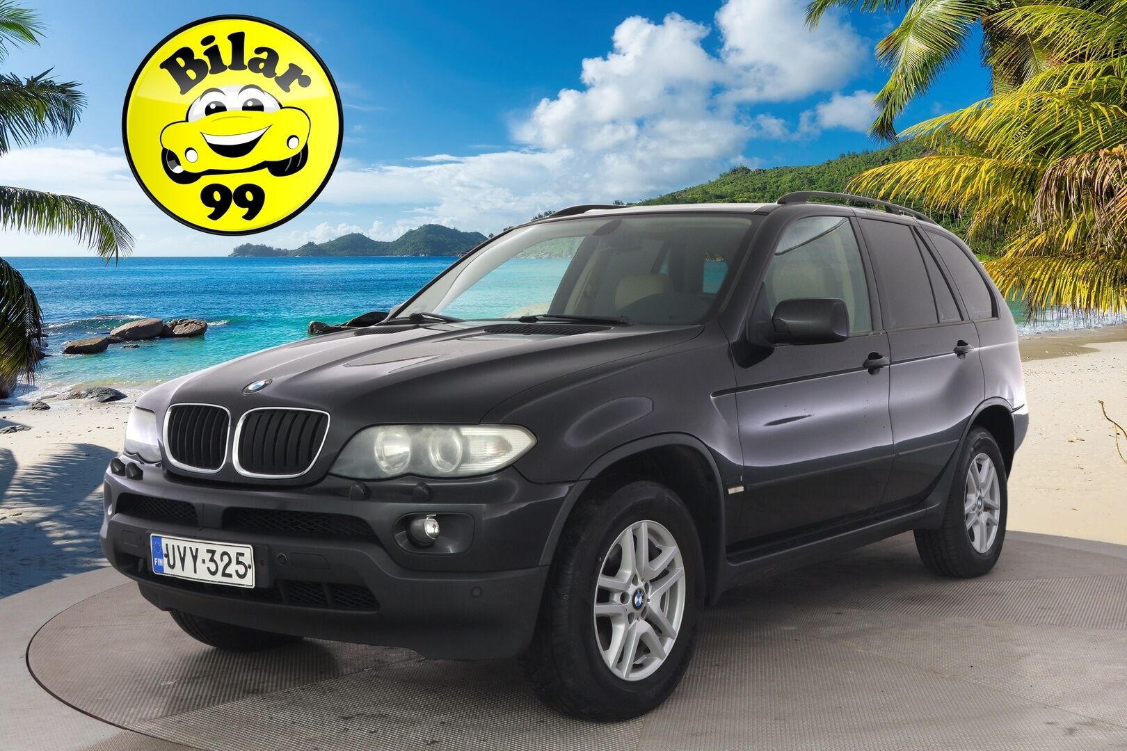 BMW X5 2006 3,0iA E53 SAV *Koukku / Vaaleat nahat / Myydään Huutokaupat.com*