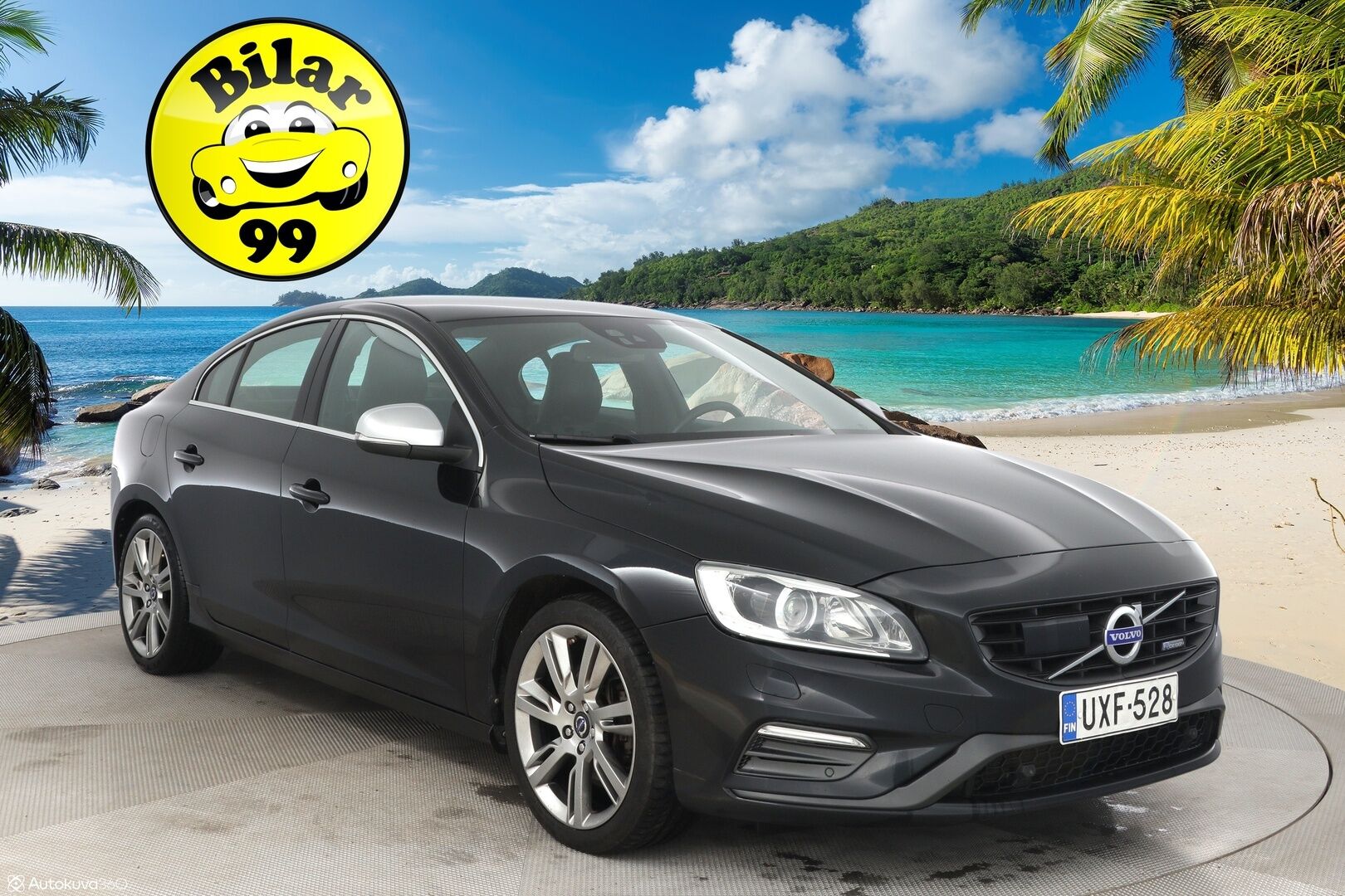 Volvo S60 2014 D5 AWD R-Design Polestar autom - 3,99 % KORKOTARJOUS TÄHÄN AUTOON - 31.5. ASTI! - Webasto / Koukku / Adapt. Vakkari / Muistipenkki / P. kamera / Premium Sound System / Kaistavahti / Navi / 2x Renkaat!