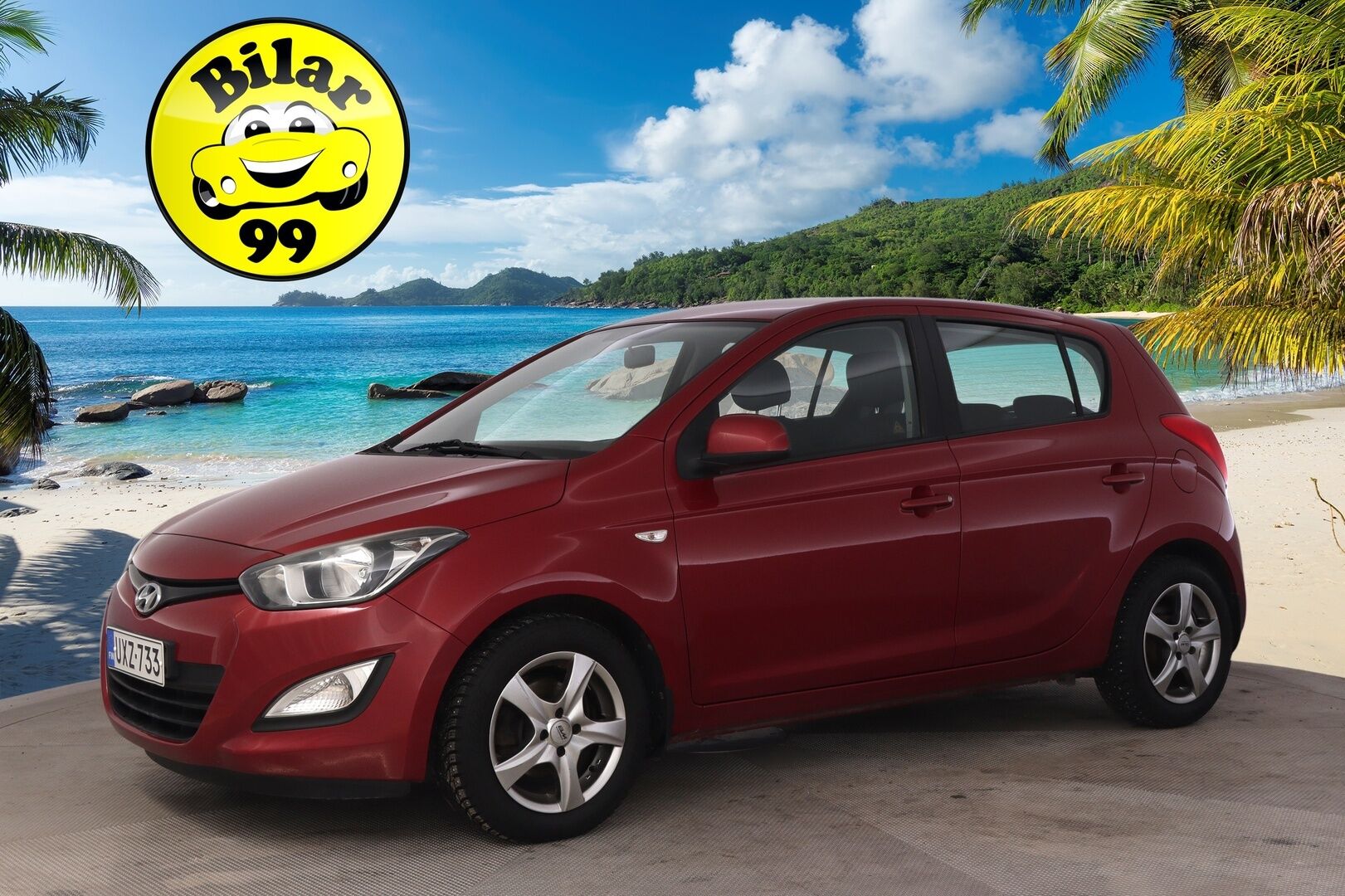 Hyundai i20 5d 2014 1,2 5MT Classic * Lohkolämmitin / Sisätilanlämmitin / Suomi-Auto / 2x Renkaat vanteilla* - Passion Red värityksellä oleva siisti yksilö! 