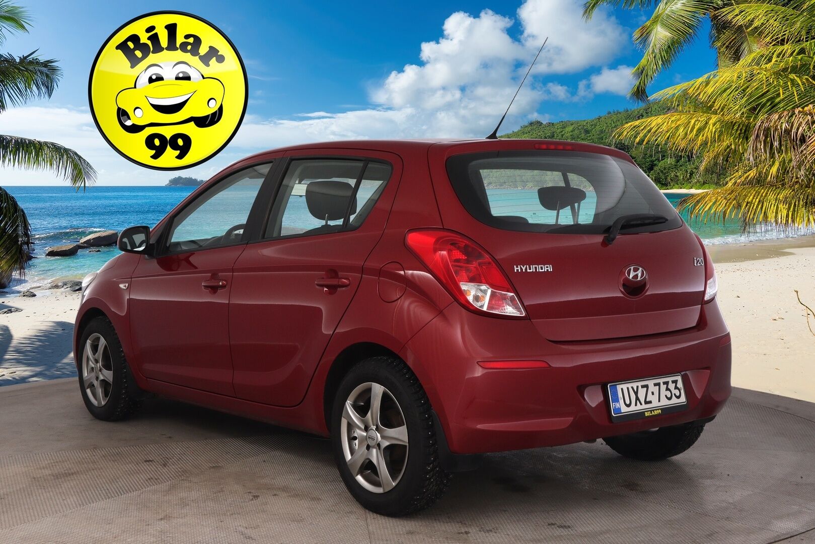 Hyundai i20 5d 2014 1,2 5MT Classic * Lohkolämmitin / Sisätilanlämmitin / Suomi-Auto / 2x Renkaat vanteilla* - Passion Red värityksellä oleva siisti yksilö! 
