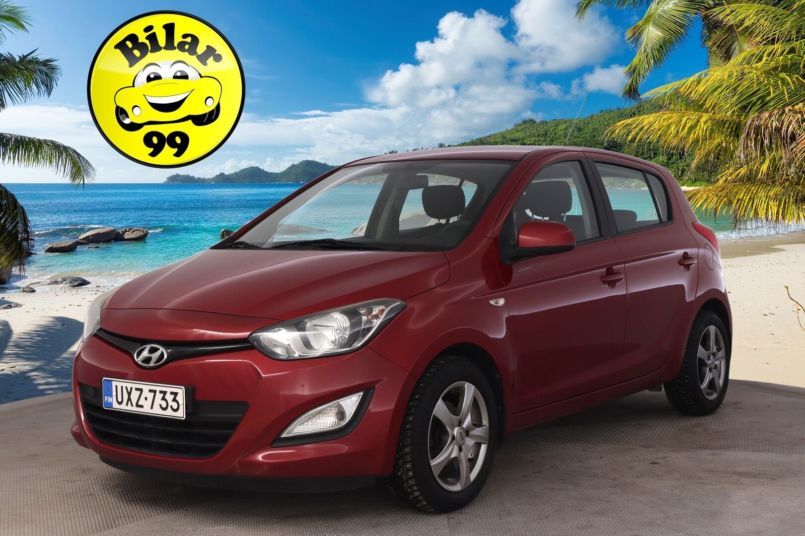 Hyundai i20 5d 2014 1,2 5MT Classic * Lohkolämmitin / Sisätilanlämmitin / Suomi-Auto / 2x Renkaat vanteilla* - Passion Red värityksellä oleva siisti yksilö! 