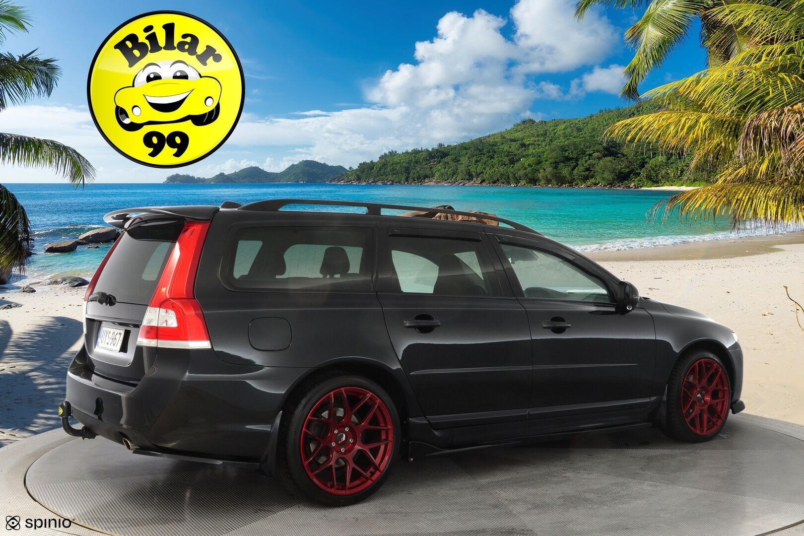 Volvo V70 2013 D4 Summum aut * ACC / Nahat / VOC / Vetokoukku / Keyless * - Suomi-auto / Kahdet renkaat alumiinivantein / Viimeisin huolto 1/25
