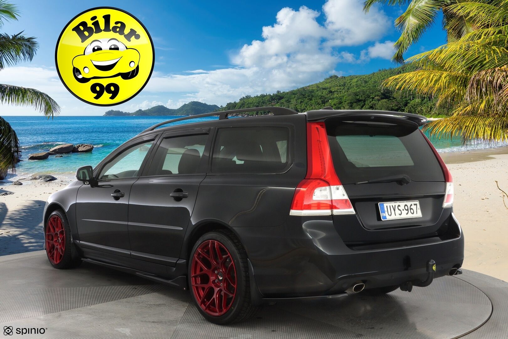 Volvo V70 2013 D4 Summum aut * ACC / Nahat / VOC / Vetokoukku / Keyless * - Suomi-auto / Kahdet renkaat alumiinivantein / Viimeisin huolto 1/25
