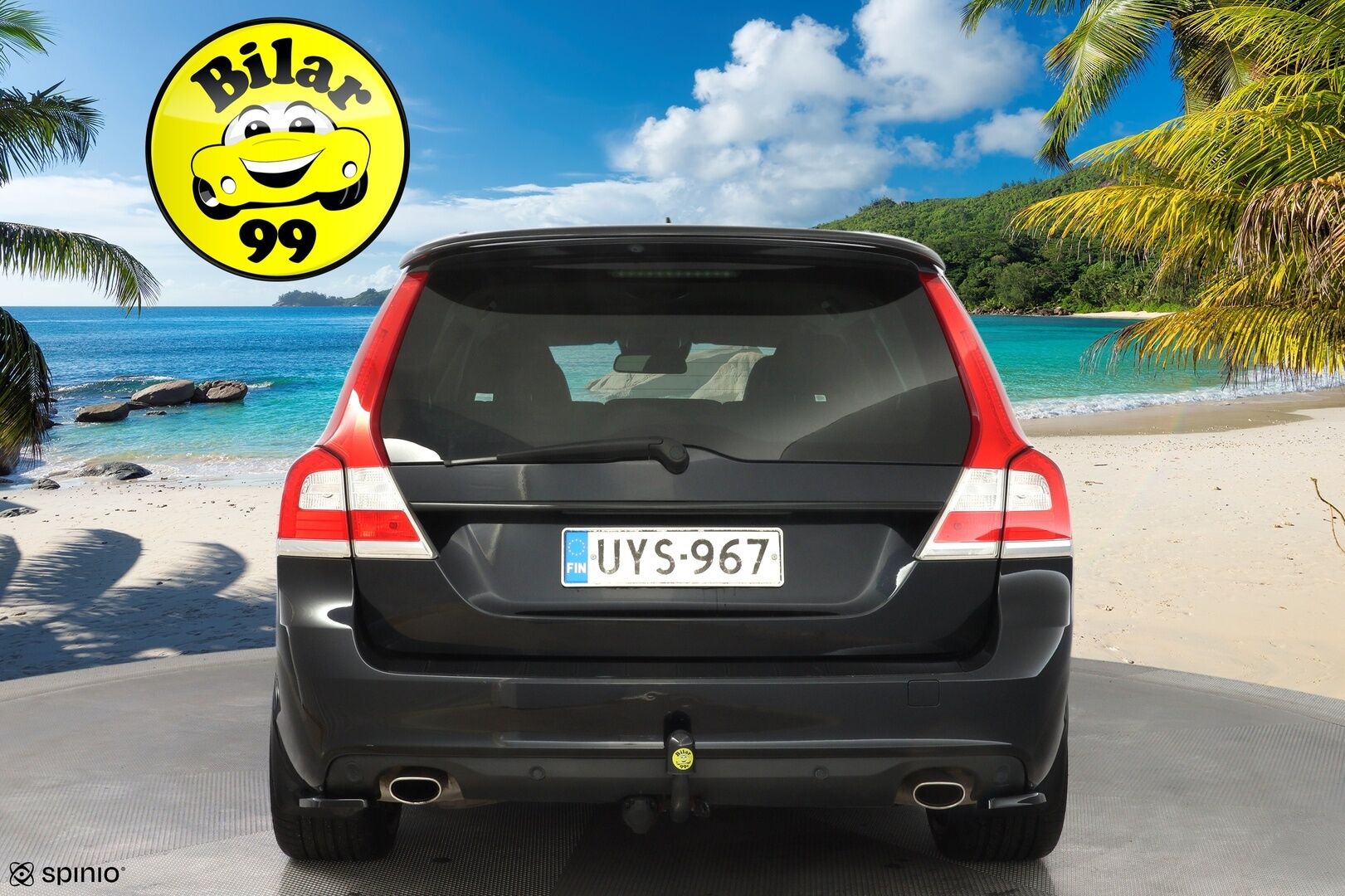 Volvo V70 2013 D4 Summum aut * ACC / Nahat / VOC / Vetokoukku / Keyless * - Suomi-auto / Kahdet renkaat alumiinivantein / Viimeisin huolto 1/25