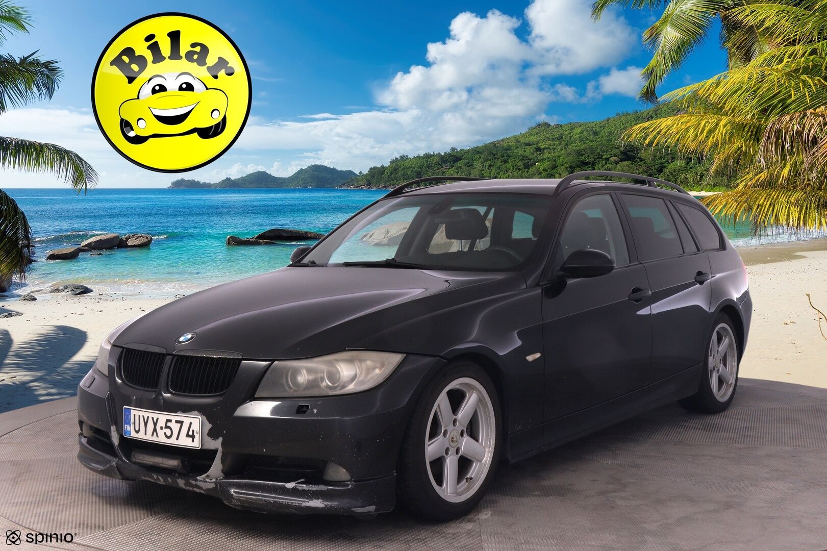 BMW 320D 2006 - YritysOutlet - Myydään vain yrityksille - | Koukku alletaittuva | Premium Audio | Prof.Nav | Urheiluistuimet | Lohko | 8kk leimaa |