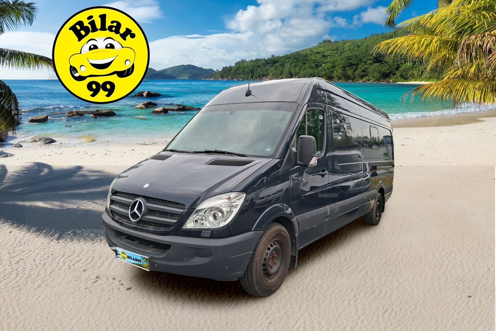Mercedes-Benz Sprinter 2011 319CDI 3,55/43K Pitkä *Vakkari / Koukku / Ilmastointi / Xenon* - Super tilava pakettiauto! / Matkailu autoksi ruvettu rakentamaan 