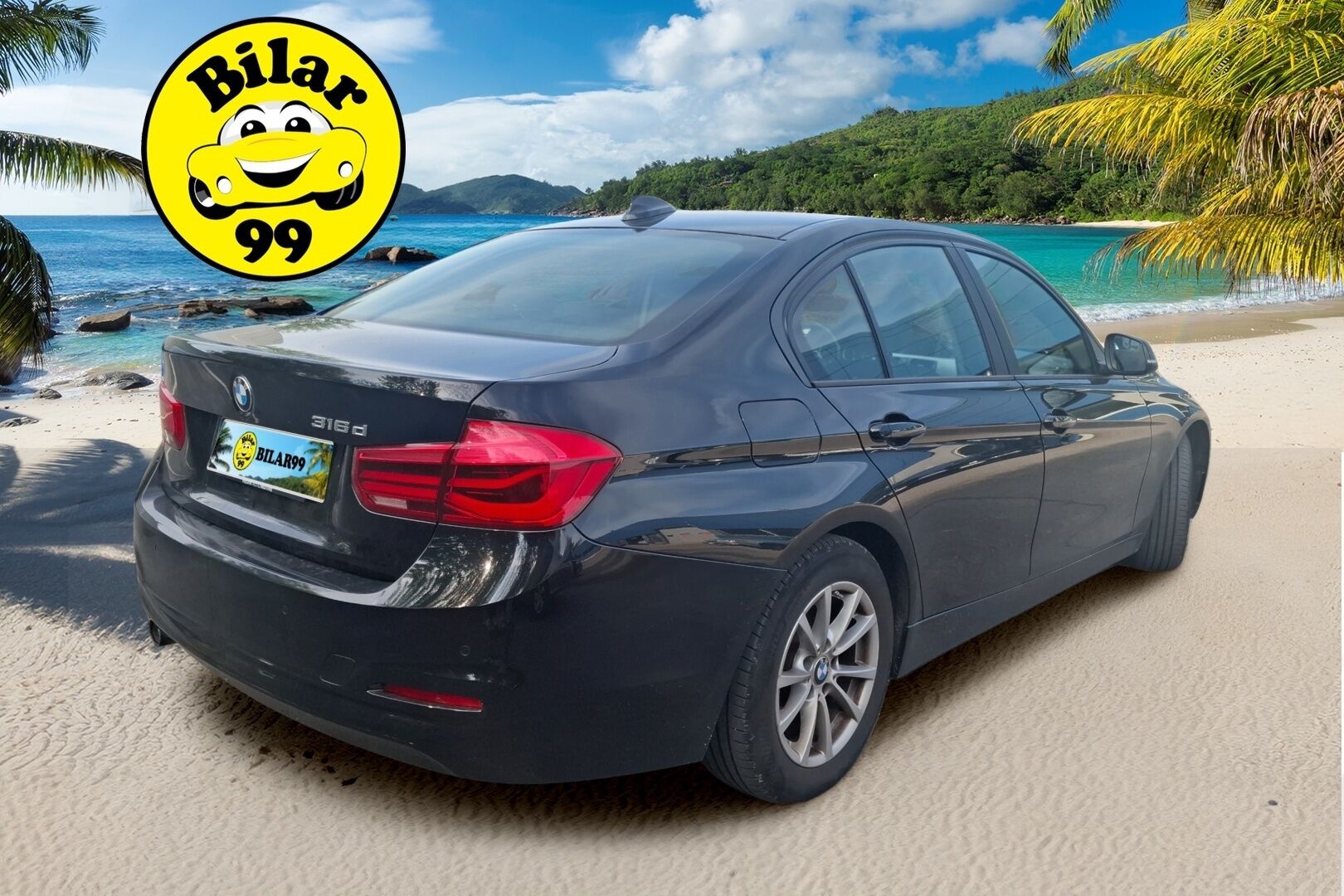 BMW 316 2016 F30 Sedan 316d A Business - | Facelift | Lohko | Särmät huollot | Tutka | Vakkari | Bluetooth | Pienet kilometrit | 2x hyväkuntoiset renkaat vanteineen |