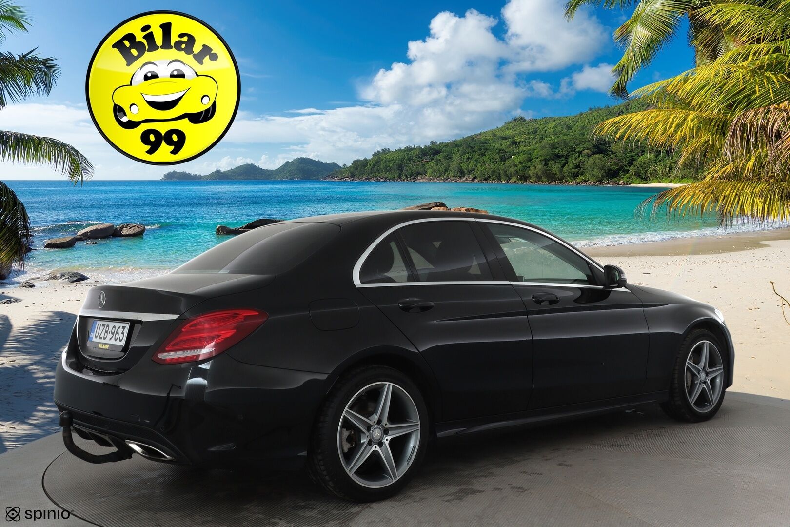 Mercedes-Benz C 2016 200 4Matic A AMG Premium Edition *Webasto / Vakkari / ILS-LED / P.tutkat / Sporttipenkit / Koukku* - Suomi-auto / Kahdet renkaat aluvanteilla 