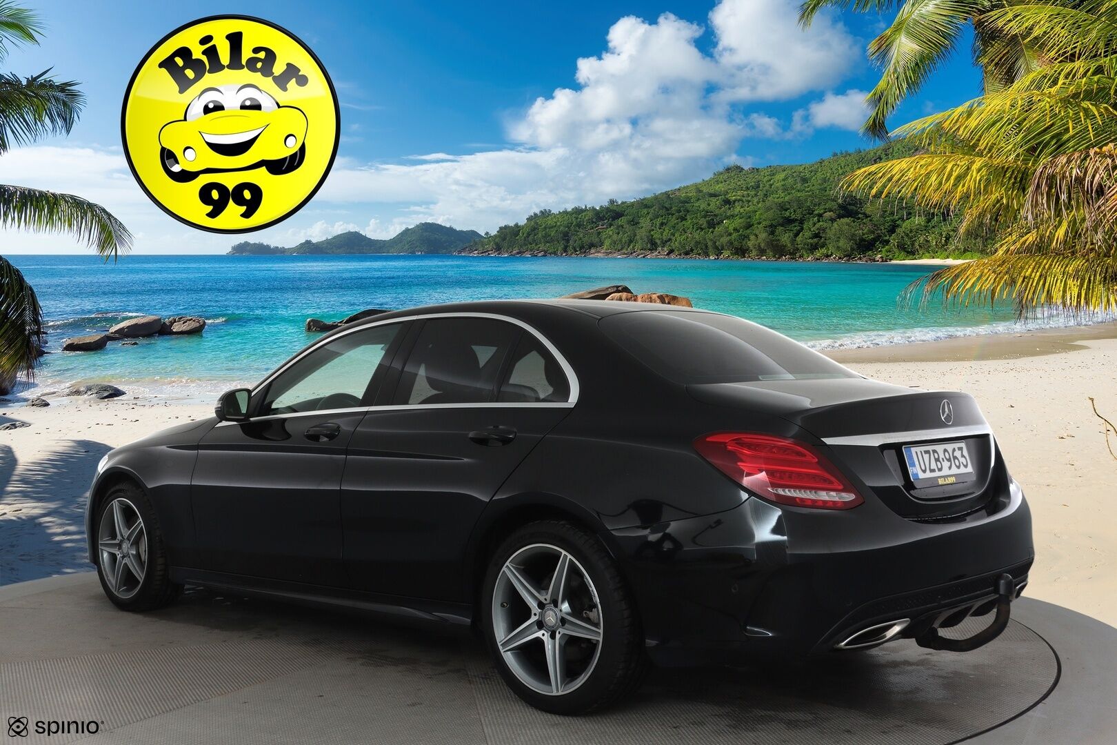 Mercedes-Benz C 2016 200 4Matic A AMG Premium Edition *Webasto / Vakkari / ILS-LED / P.tutkat / Sporttipenkit / Koukku* - Suomi-auto / Kahdet renkaat aluvanteilla 