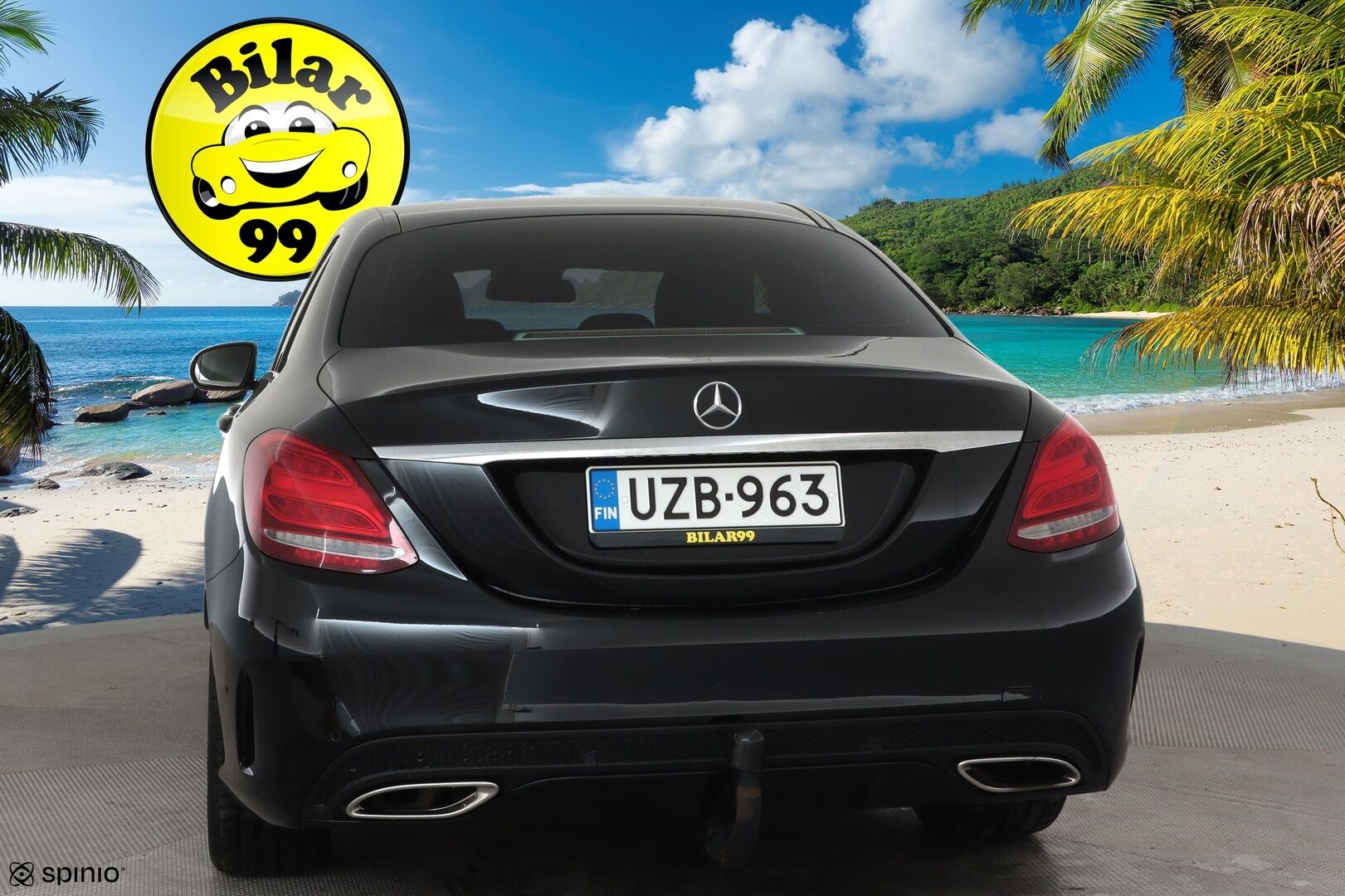 Mercedes-Benz C 2016 200 4Matic A AMG Premium Edition *Webasto / Vakkari / ILS-LED / P.tutkat / Sporttipenkit / Koukku* - Suomi-auto / Kahdet renkaat aluvanteilla 