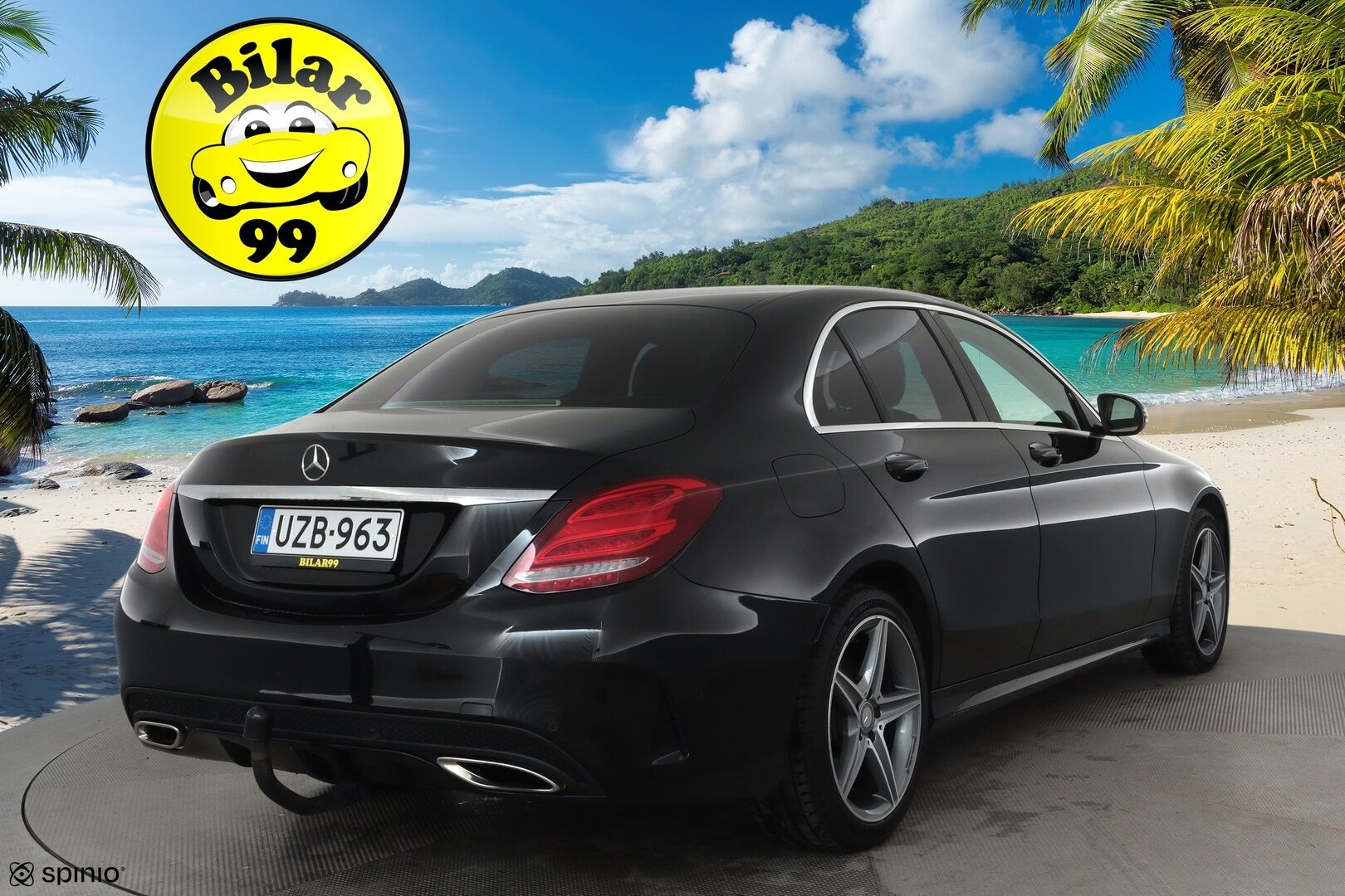 Mercedes-Benz C 2016 200 4Matic A AMG Premium Edition *Webasto / Vakkari / ILS-LED / P.tutkat / Sporttipenkit / Koukku* - Suomi-auto / Kahdet renkaat aluvanteilla 