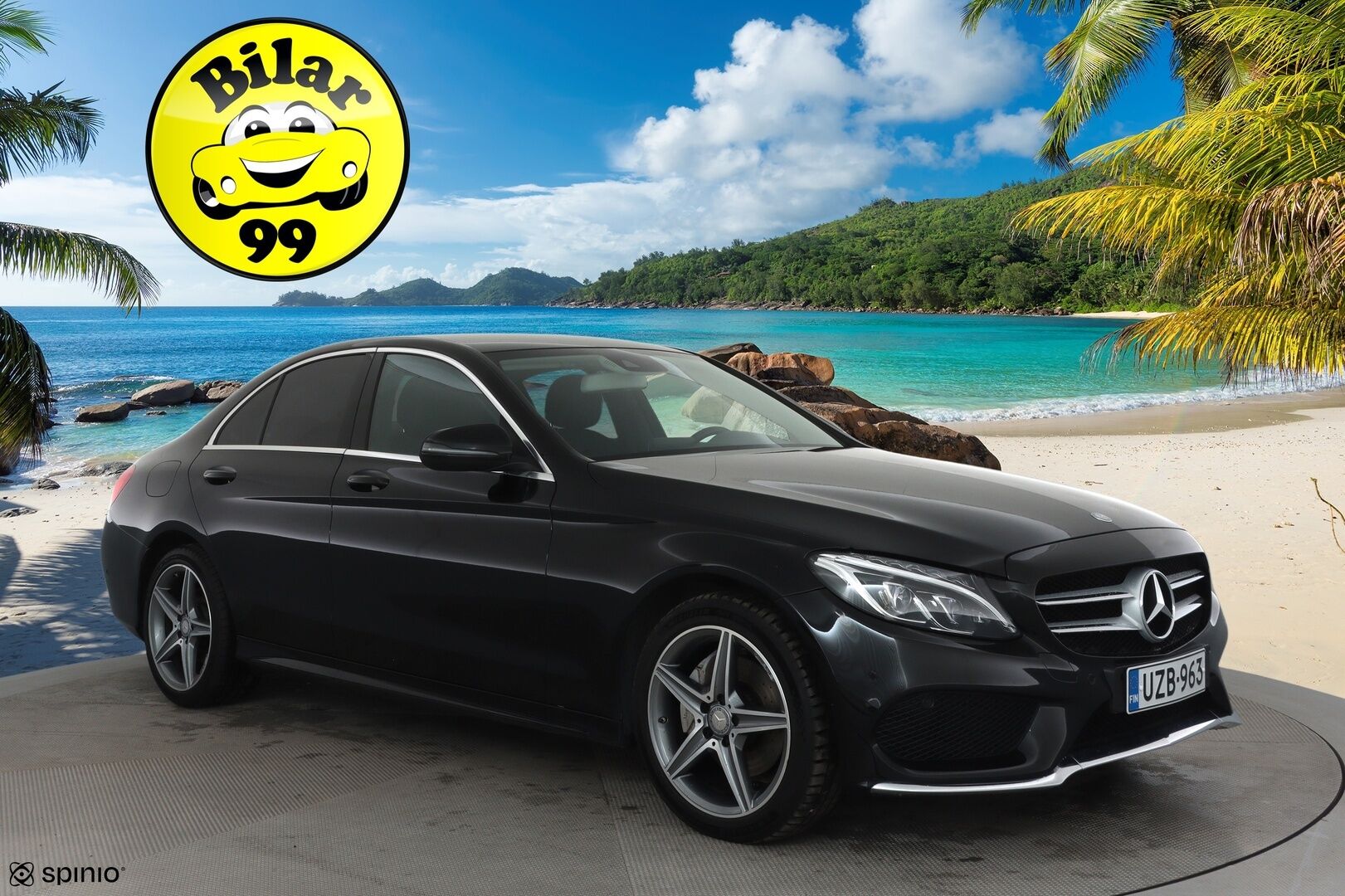 Mercedes-Benz C 2016 200 4Matic A AMG Premium Edition *Webasto / Vakkari / ILS-LED / P.tutkat / Sporttipenkit / Koukku* - Suomi-auto / Kahdet renkaat aluvanteilla 