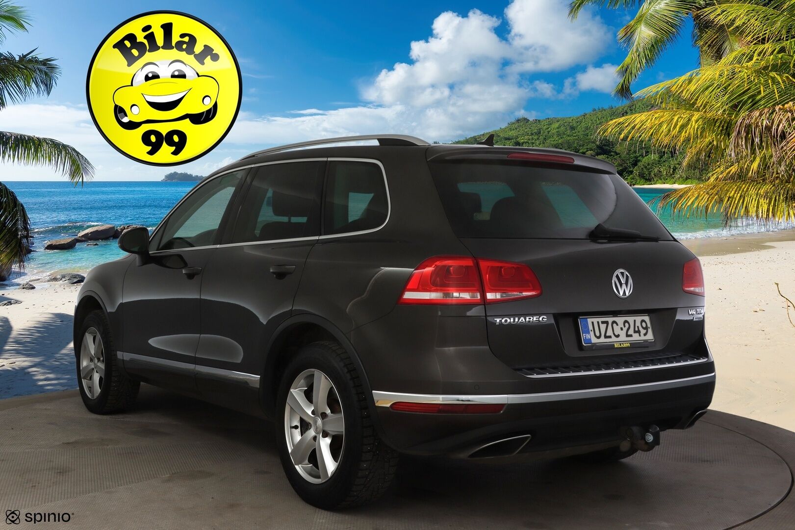 Volkswagen Touareg 2016 3,0 V6 TDI 150 kW (204 hv) 4MOTION Tiptronic-automaatti * Suomiauto / Webasto / P.Kamera / Vetokoukku / Navi * - *Vetomassa 3500kg / Muistipenkki / Kahdet renkaat vanteilla / Rautajousilla!*