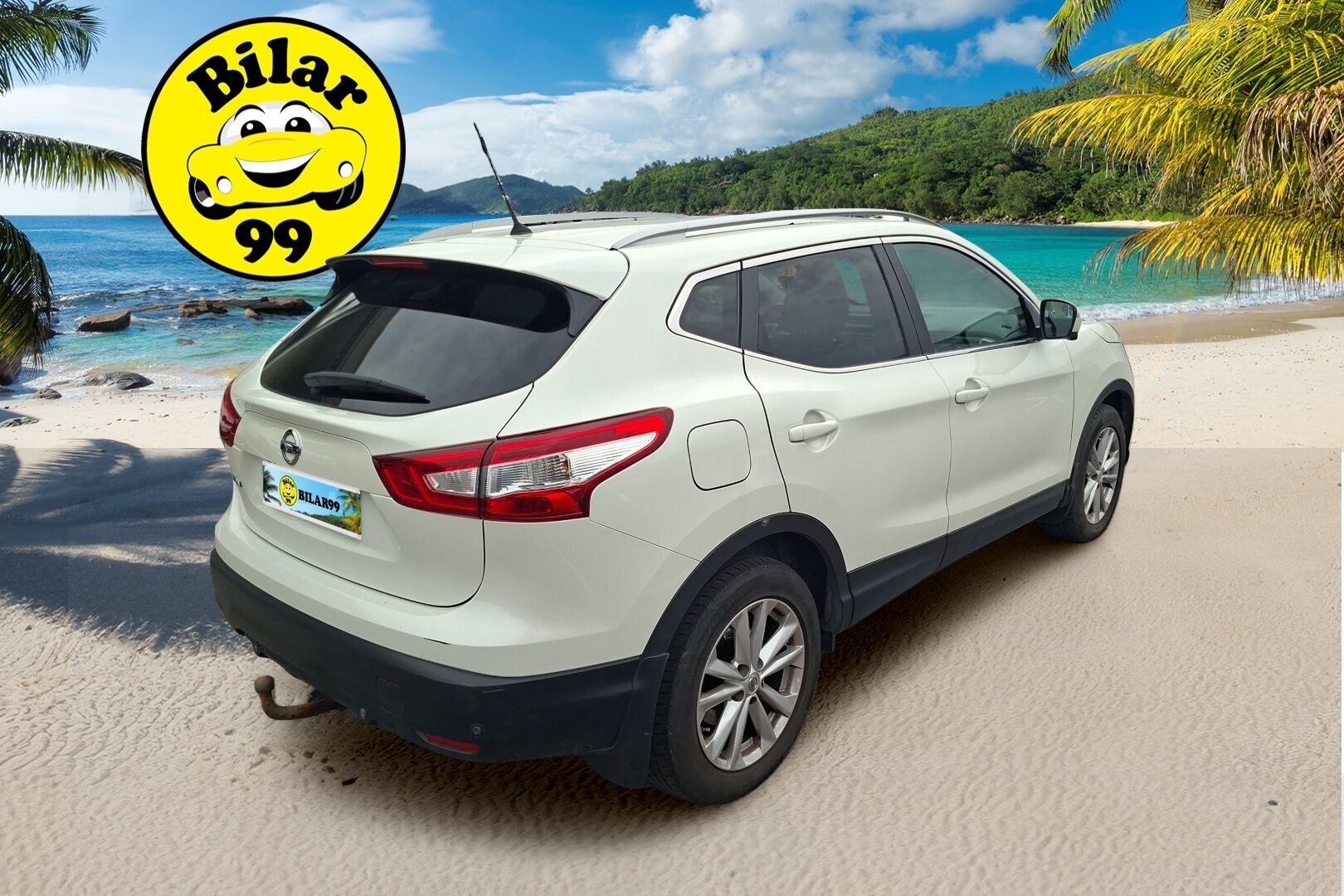 Nissan Qashqai 2016 DIG-T 115 Business 360 2WD Xtronic E6 Leather - Peruutuskamera | Vetokoukku | Navi | Lämmitettävä tuulilasi | Navi