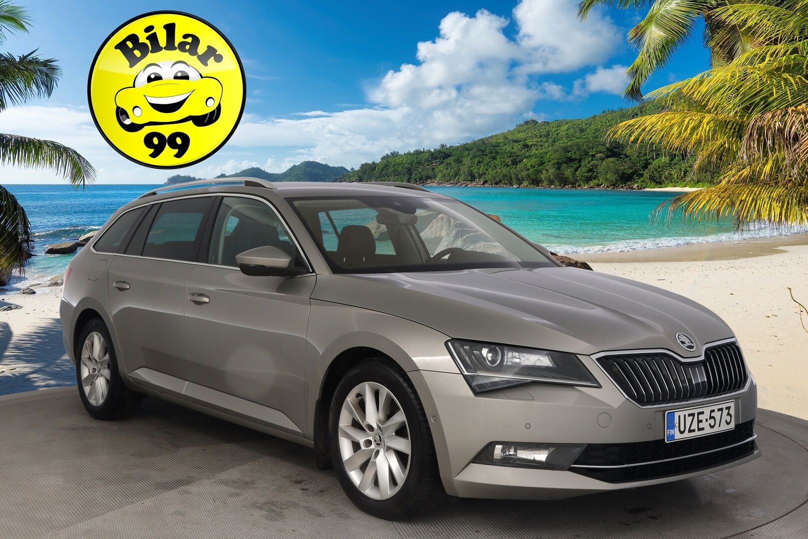 Skoda Superb 2016 Combi 2,0 TDI 150 Style DSG Autom * Webasto / Adaptiivinen vakionopeudensäädin / Canton / S-luukku / Nahka - Alcantara - Suomi-Auto / 2x Avain / 2x Renkaat & Vanteet / kaukovaloautomatiikka