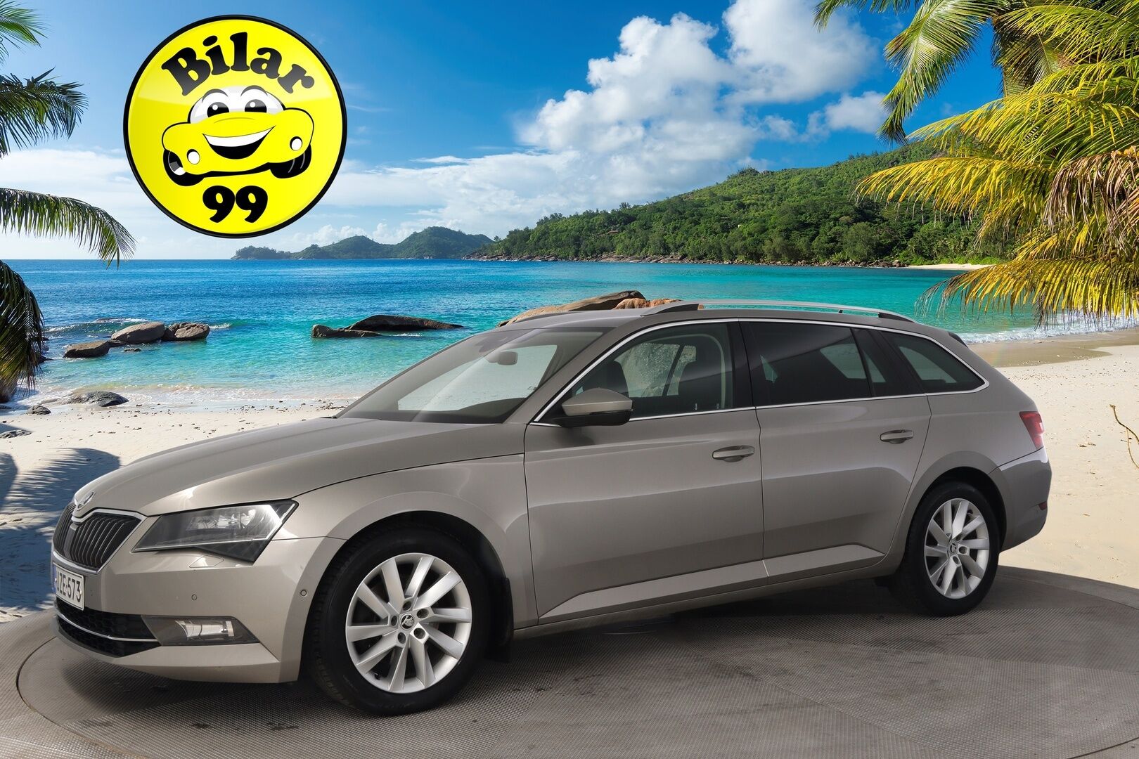 Skoda Superb 2016 Combi 2,0 TDI 150 Style DSG Autom * Webasto / Adaptiivinen vakionopeudensäädin / Canton / S-luukku / Nahka - Alcantara - Suomi-Auto / 2x Avain / 2x Renkaat & Vanteet / kaukovaloautomatiikka