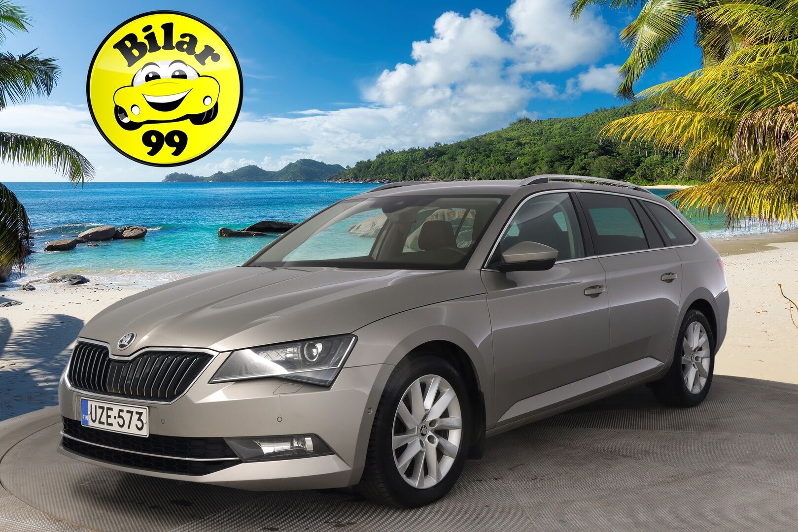 Skoda Superb 2016 Combi 2,0 TDI 150 Style DSG Autom * Webasto / Adaptiivinen vakionopeudensäädin / Canton / S-luukku / Nahka - Alcantara - Suomi-Auto / 2x Avain / 2x Renkaat & Vanteet / kaukovaloautomatiikka