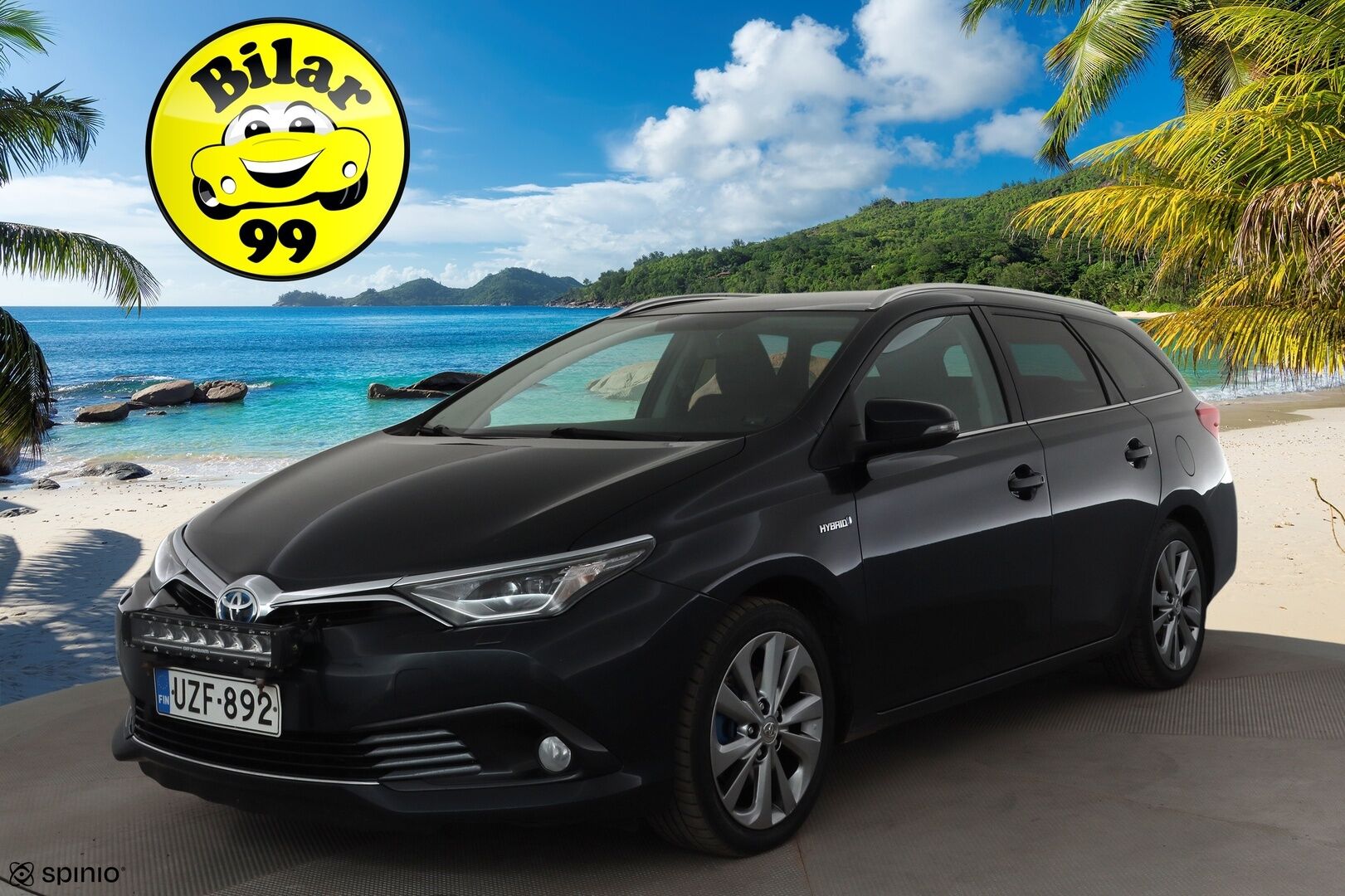 Toyota Auris 2016 Touring Sports 1,8 Hybrid Style * Lasikatto / LED / P.Kamera / Navi / Vakkari / Sisätilanlämmitin * - Suomi-auto / Kahdet renkaat aluvanteilla 