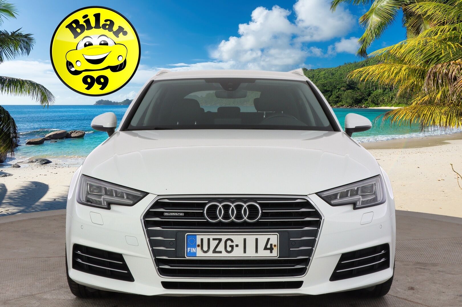 Audi A4 2017 Avant Land of quattro Sport Edition 2,0 TDI 140 kW S tronic / PA-lisälämmitin / Koukku / Sporttipenkit / Matrix LED - *Nahka-alcantara sisusta / Suomi-auto / Tutkat / 2x renkaat aluvanteilla / Vakkari*