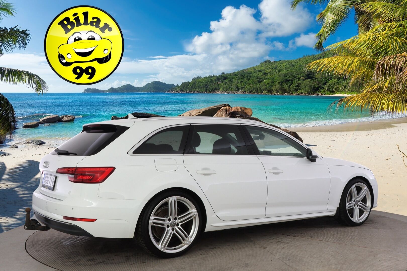 Audi A4 2017 Avant Land of quattro Sport Edition 2,0 TDI 140 kW S tronic / PA-lisälämmitin / Koukku / Sporttipenkit / Matrix LED - *Nahka-alcantara sisusta / Suomi-auto / Tutkat / 2x renkaat aluvanteilla / Vakkari*