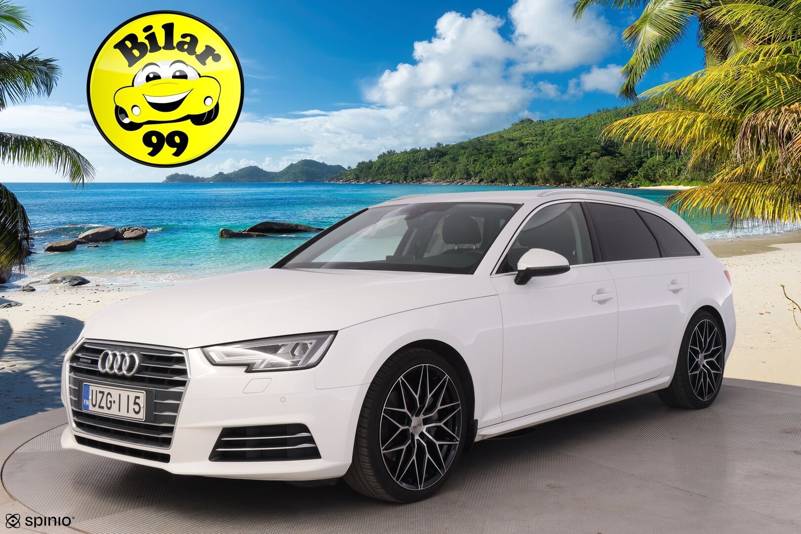 Audi A4 2016 Avant First Edition Business Sport 2,0 TDI 140 kW quattro S tronic *Webasto / Navi / Koukku / Digimittaristo / Audi Connect / Sporttinahat* - Kahdet hyvät renkaat vanteilla / Hyvä huoltohistoria - HULLUT AVAJAISHULINAT KORKOTARJOUS 3,29 %