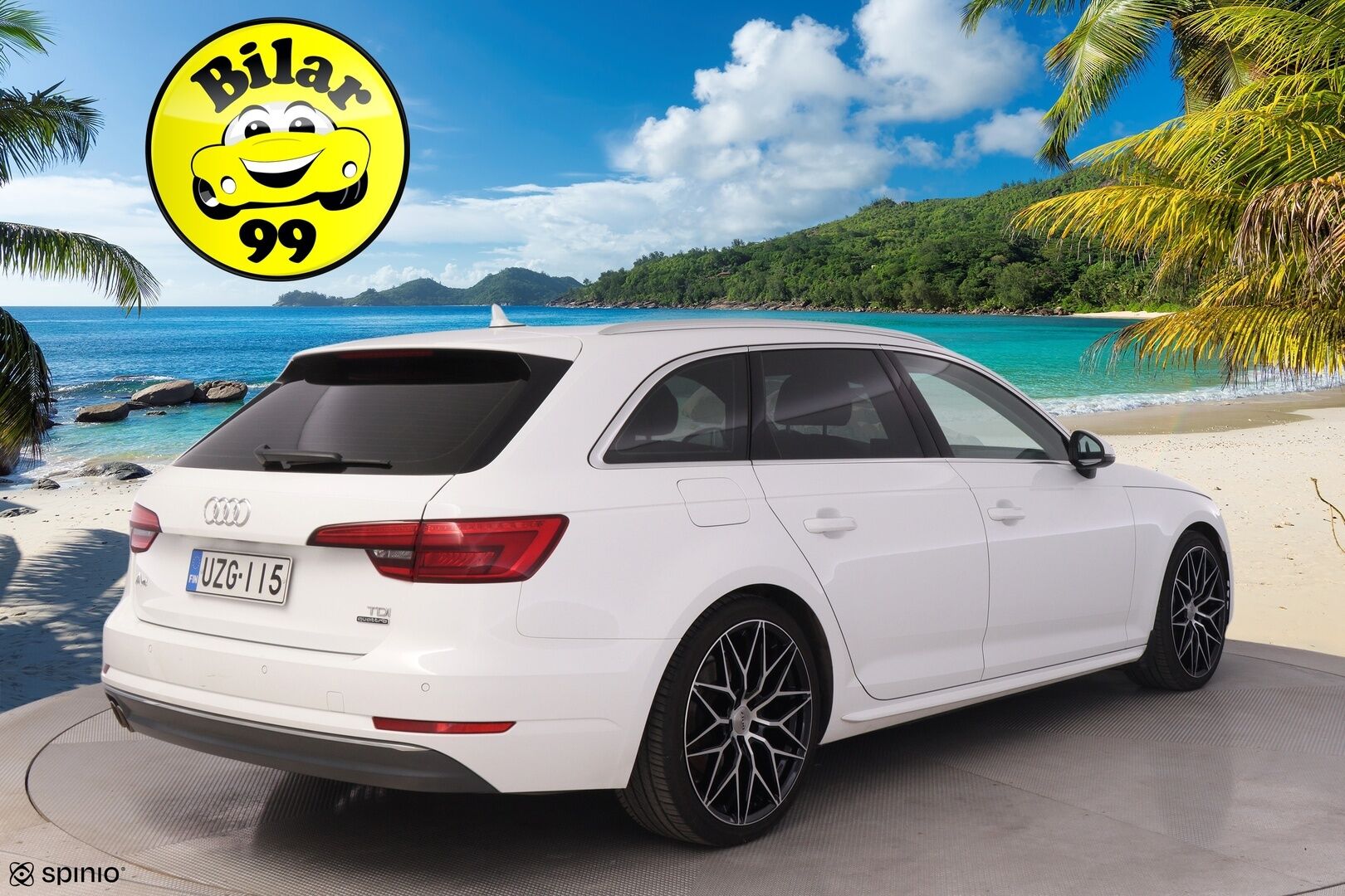 Audi A4 2016 Avant First Edition Business Sport 2,0 TDI 140 kW quattro S tronic *Webasto / Navi / Koukku / Digimittaristo / Audi Connect / Sporttinahat* - Kahdet hyvät renkaat vanteilla / Hyvä huoltohistoria - HULLUT AVAJAISHULINAT KORKOTARJOUS 3,29 %