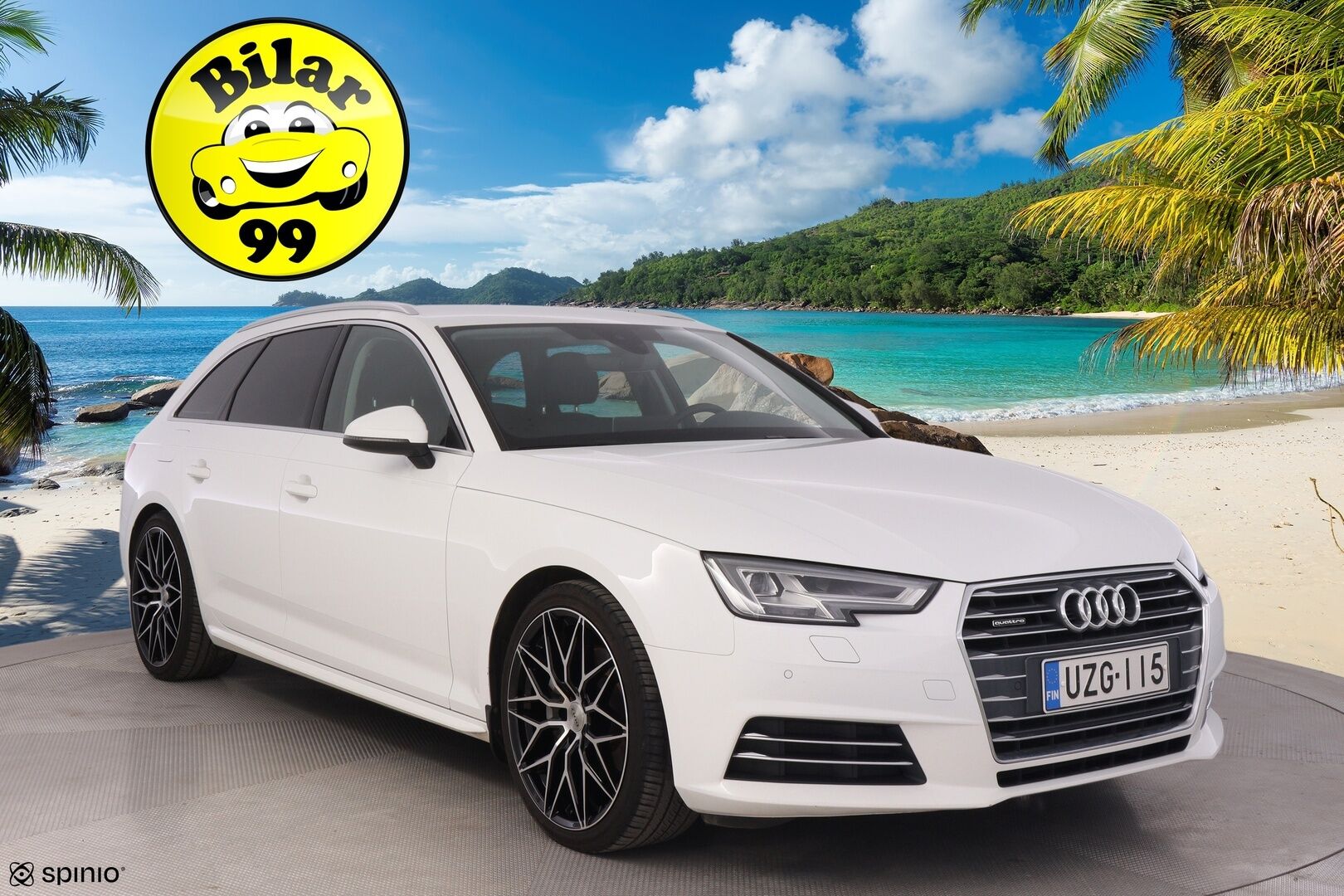 Audi A4 2016 Avant First Edition Business Sport 2,0 TDI 140 kW quattro S tronic *Webasto / Navi / Koukku / Digimittaristo / Audi Connect / Sporttinahat* - Kahdet hyvät renkaat vanteilla / Hyvä huoltohistoria - HULLUT AVAJAISHULINAT KORKOTARJOUS 3,29 %