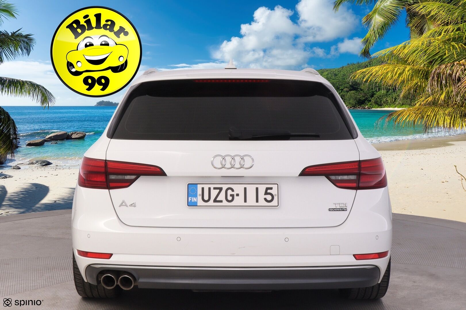 Audi A4 2016 Avant First Edition Business Sport 2,0 TDI 140 kW quattro S tronic *Webasto / Navi / Koukku / Digimittaristo / Audi Connect / Sporttinahat* - Kahdet hyvät renkaat vanteilla / Hyvä huoltohistoria - HULLUT AVAJAISHULINAT KORKOTARJOUS 3,29 %