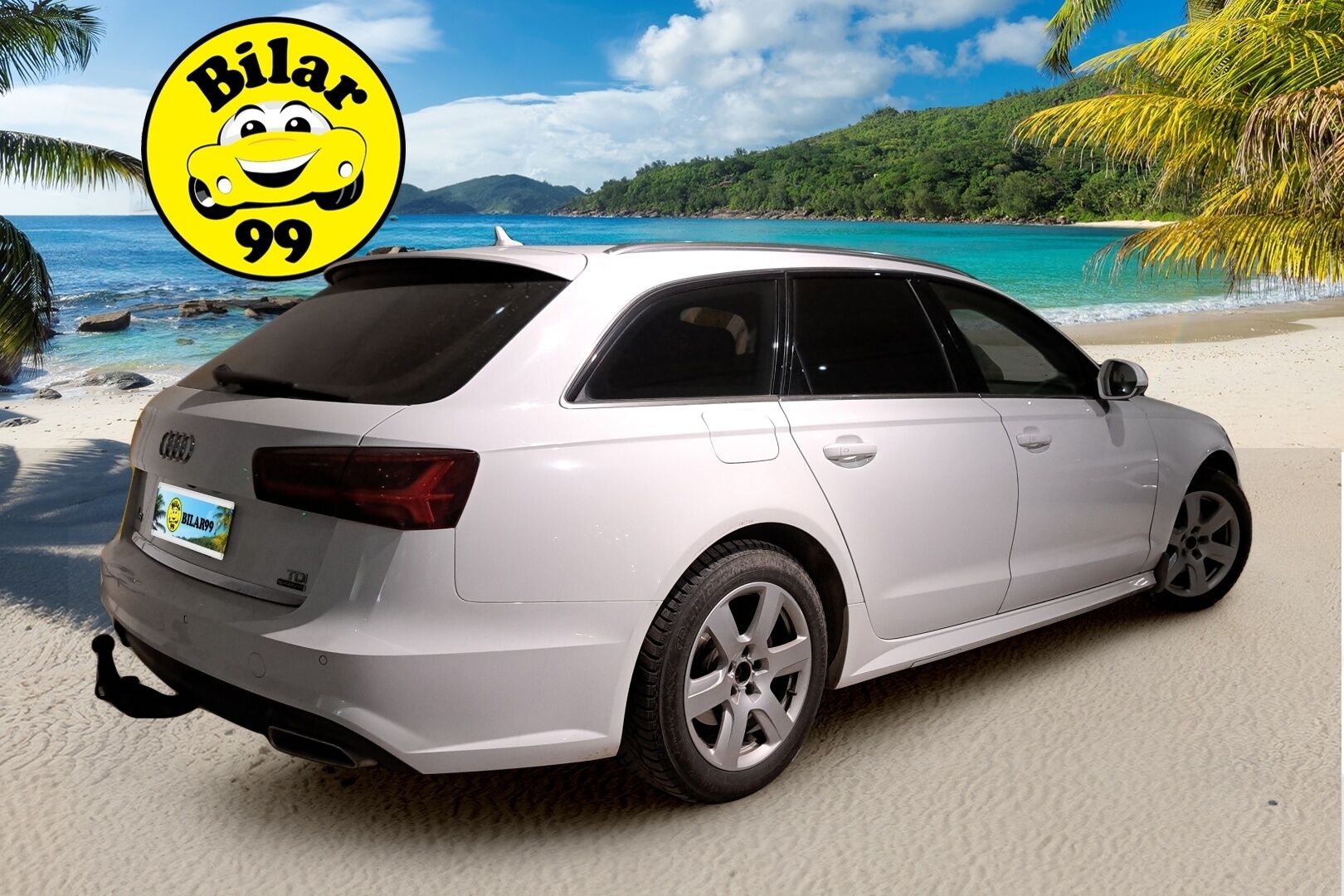 Audi A6 2017 Avant S Line Business Sport 2,0 TDI 140 kW quattro S tronic *Webasto / Suomiauto / P.Kamera / Koukku / S.Luukku / LED* - 2x OEM Alut hyväkuntoisilla renkailla / Webastollinen Suomiauto - HULLUT AVAJAISHULINAT KORKOTARJOUS 3,29 %