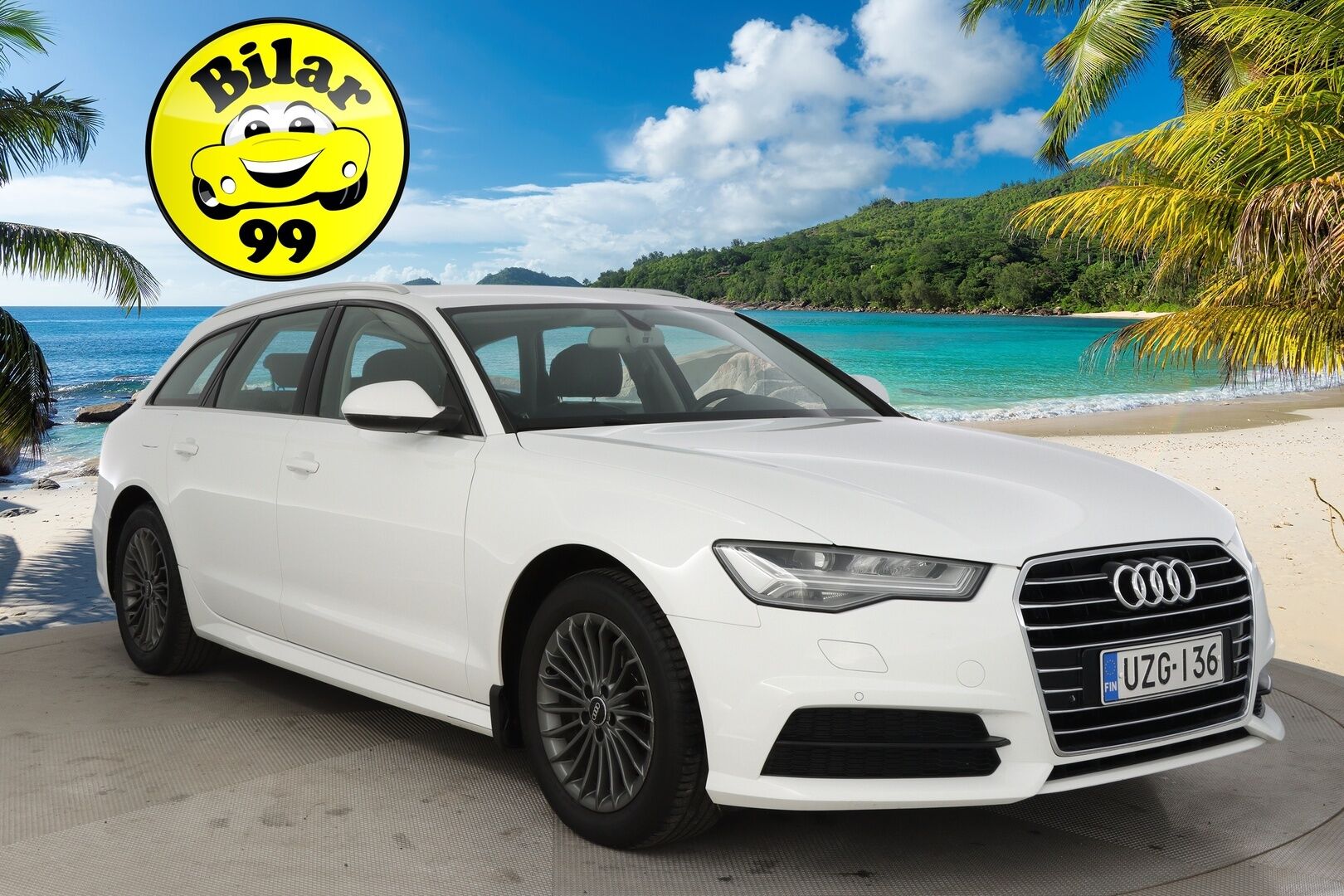 Audi A6 2017 Avant Business Sport 2,0 TDI 110 kW ultra S tronic *Webasto / P.Kamera / Koukku / Sporttipenkit* - *Autossa Nahka-alcantara verhoilu / Tutkat / BT / 2x Alut*