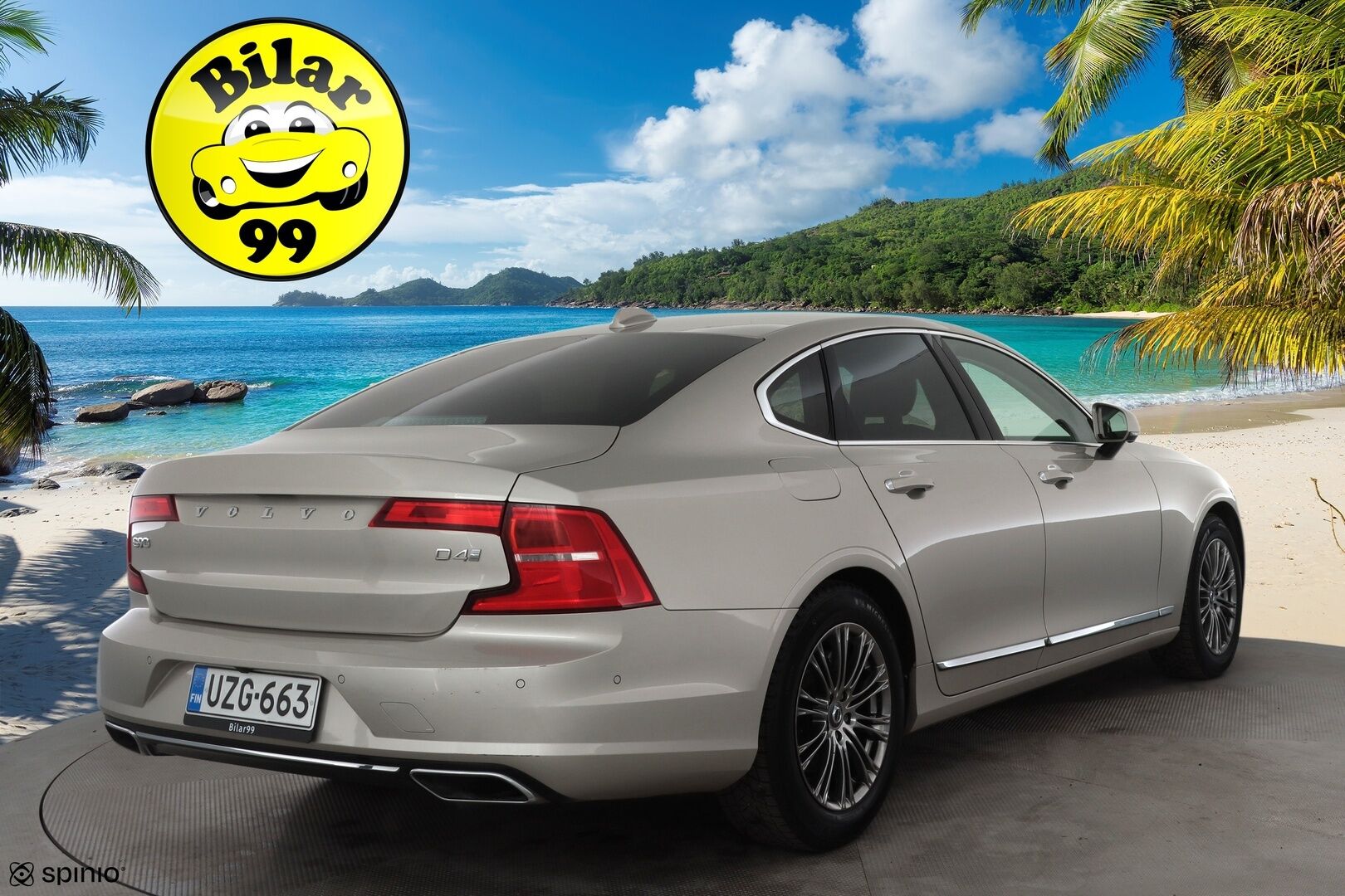 Volvo S90 2017 D4 Inscription aut * ACC / HUD / B&W / Muistipenkit / Full LED / Navi / Lasikattoluukku / Webasto / KeylessGo / BLIS / Nahat / 360° * - 1.Om Suomi-auto / Kahdet renkaat aluvanteilla / Huippuvarusteet - HULLU BLACKWEEK KORKOTARJOUS 2,49%