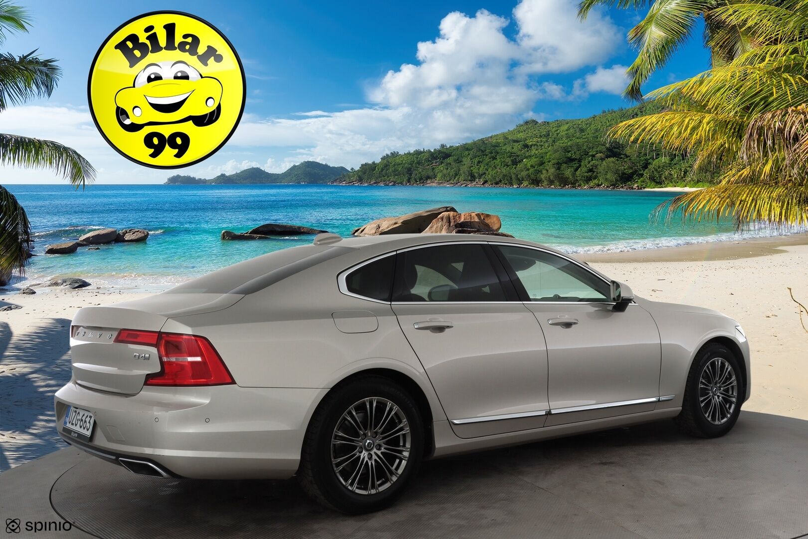 Volvo S90 2017 D4 Inscription aut * ACC / HUD / B&W / Muistipenkit / Full LED / Navi / Lasikattoluukku / Webasto / KeylessGo / BLIS / Nahat / 360° * - 1.Om Suomi-auto / Kahdet renkaat aluvanteilla / Huippuvarusteet - HULLU BLACKWEEK KORKOTARJOUS 2,49%