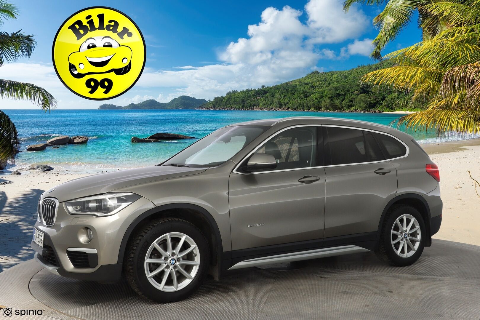 BMW X1 2016 F48 xDrive18d A Business xLine * Vakkari / Tutka / Koukku / Navi / Lohko * * - Suomi-auto / Kahdet renkaat alumiinivanteilla / Neliveto / Myydään juuri huollettuna!