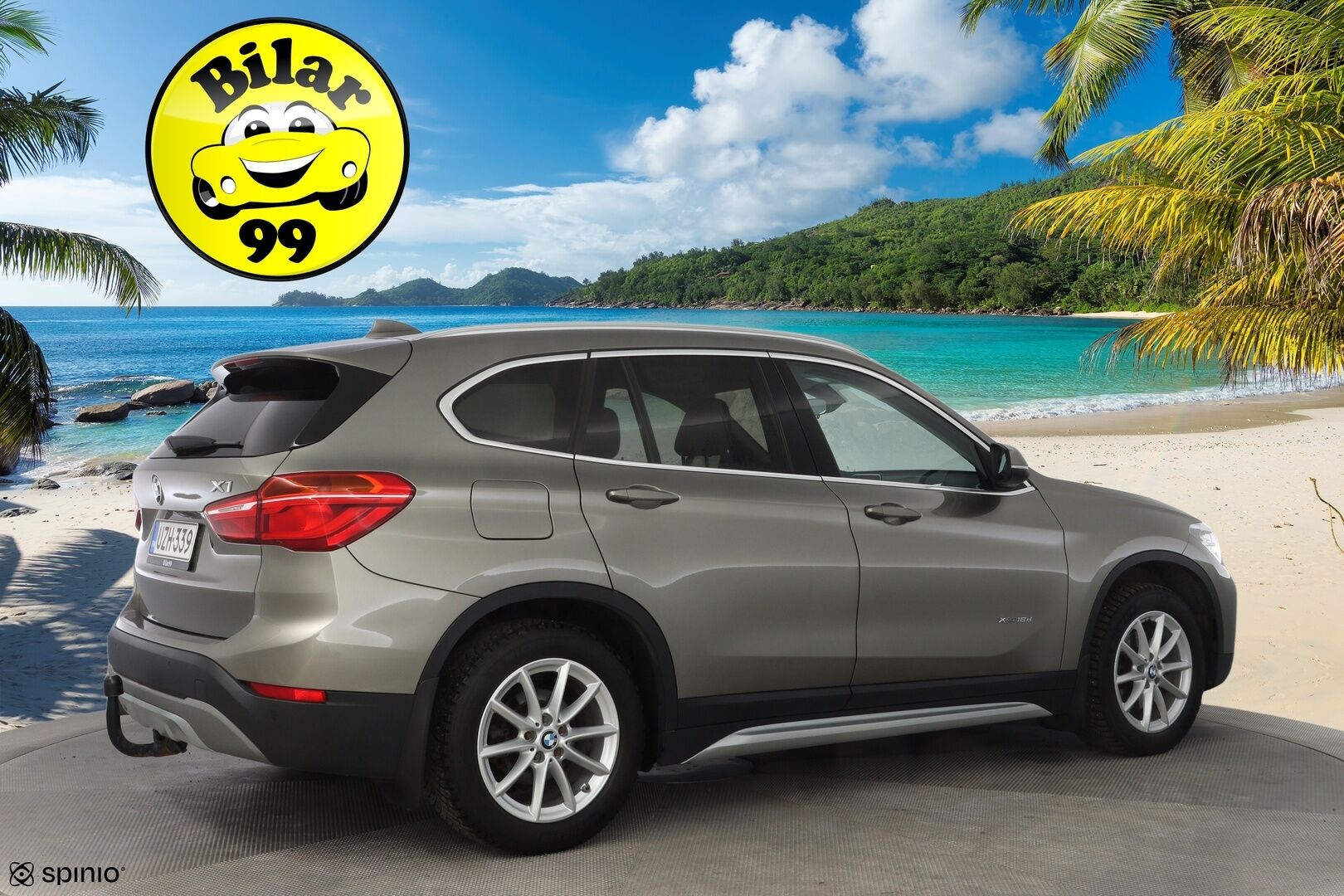 BMW X1 2016 F48 xDrive18d A Business xLine * Vakkari / Tutka / Koukku / Navi / Lohko * * - Suomi-auto / Kahdet renkaat alumiinivanteilla / Neliveto / Myydään juuri huollettuna!