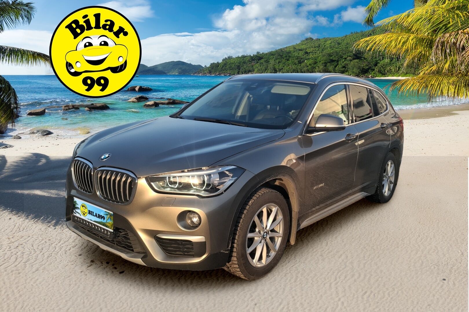 BMW X1 2016 F48 xDrive18d A Business xLine * Vakkari / Tutka / Vetokoukku / Navi / Lohko * * - Suomi-auto / Kahdet renkaat alumiinivanteilla / Neliveto / Myydään juuri huollettuna!