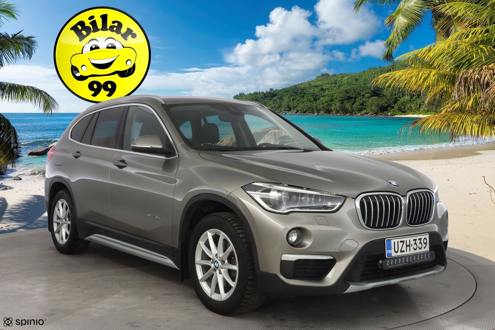 BMW X1 2016 F48 xDrive18d A Business xLine * Vakkari / Tutka / Koukku / Navi / Lohko * * - Suomi-auto / Kahdet renkaat alumiinivanteilla / Neliveto / Myydään juuri huollettuna!